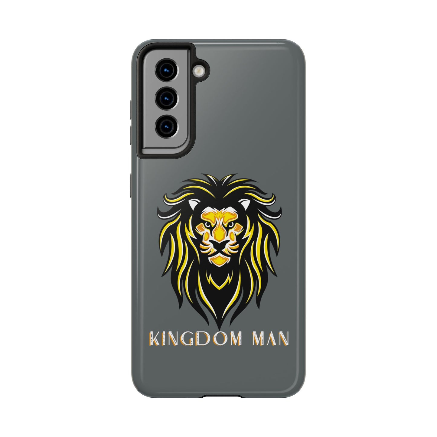 Kingdom Man (White-Gold Label) Tough Phone Case DARK GREY