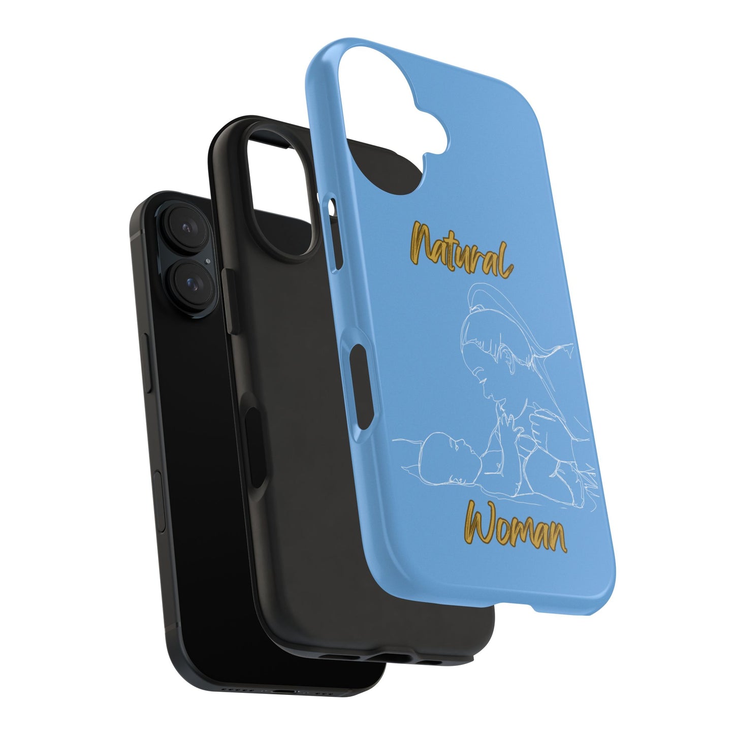 Natural Woman New Life (WL)Tough Phone Cases LIGHT BLUE