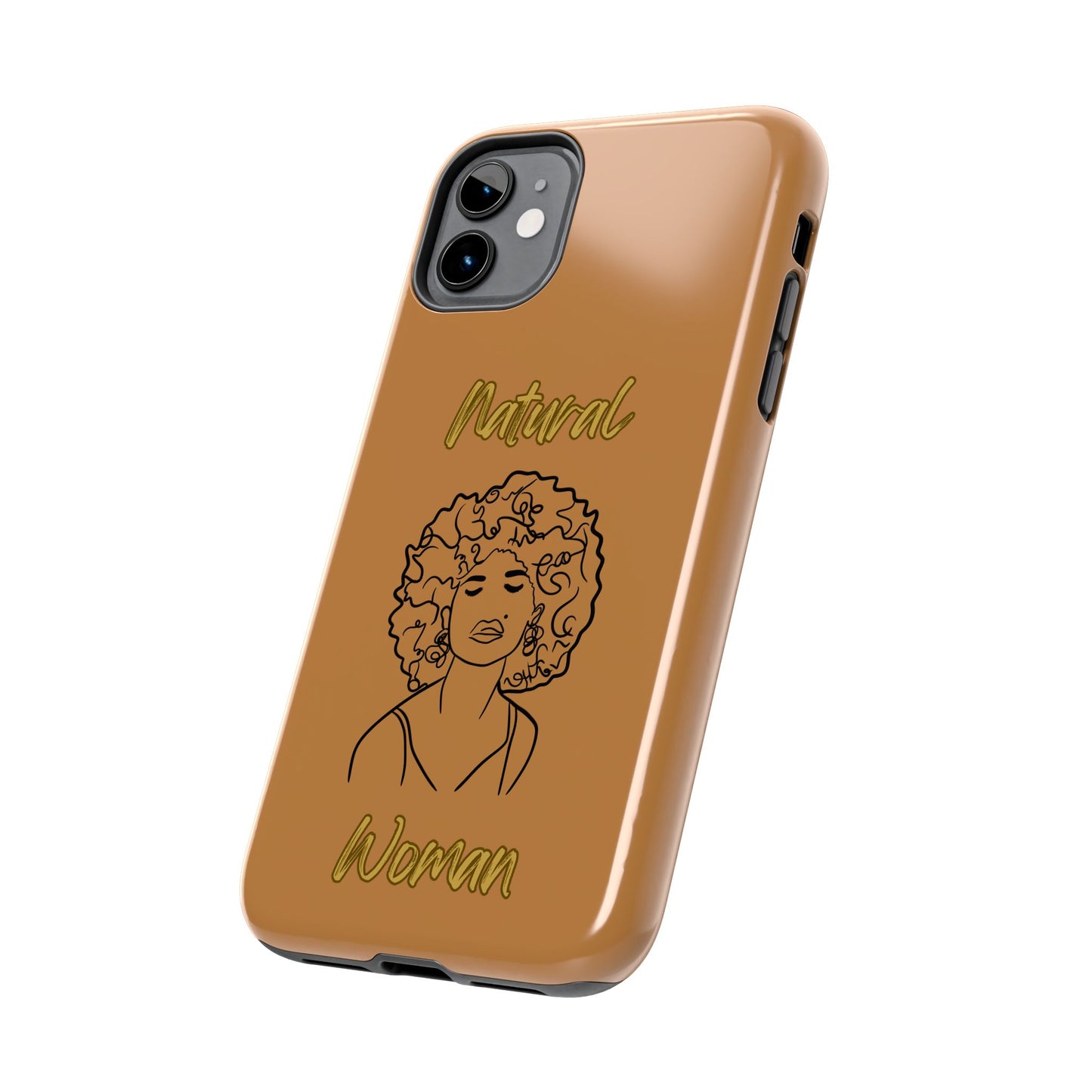 Natural Woman All About Me (BL)Tough Phone Cases LIGHT BROWN
