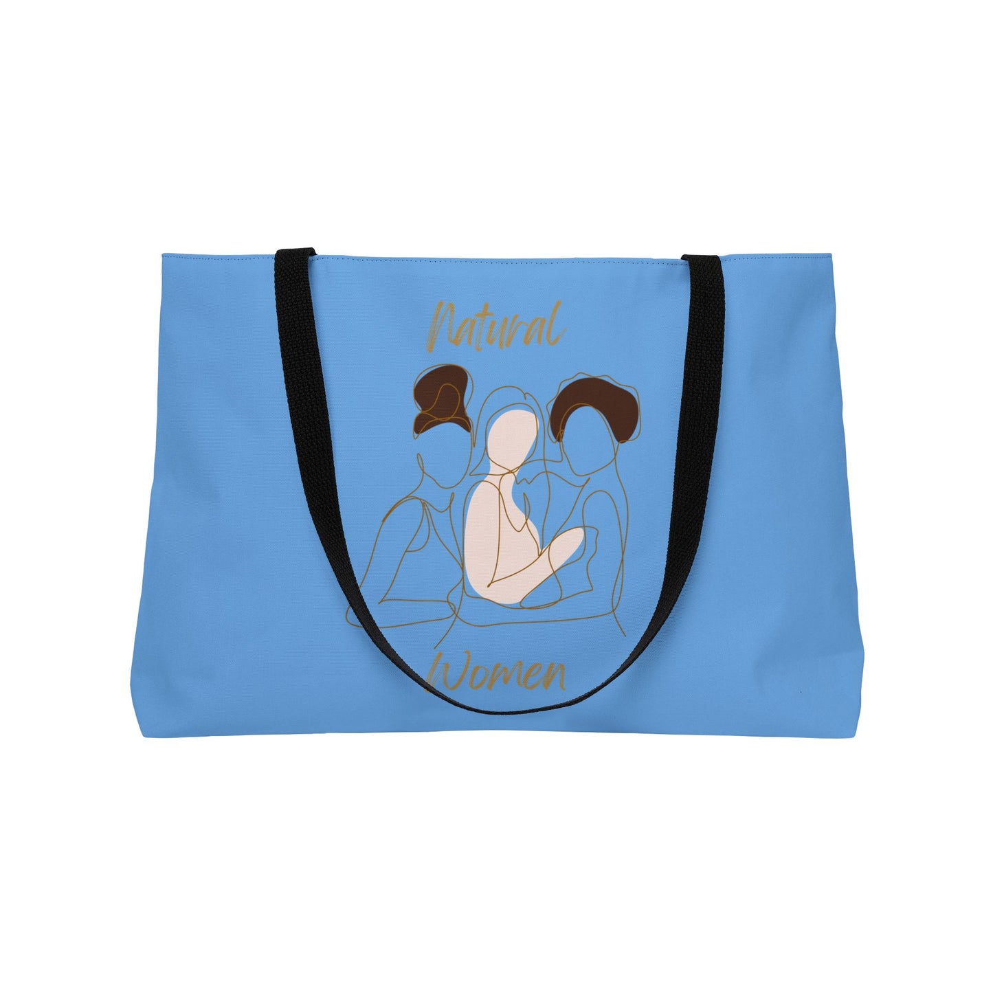 Natural Women Friends (BL) Weekender Tote Bag LIGHT BLUE