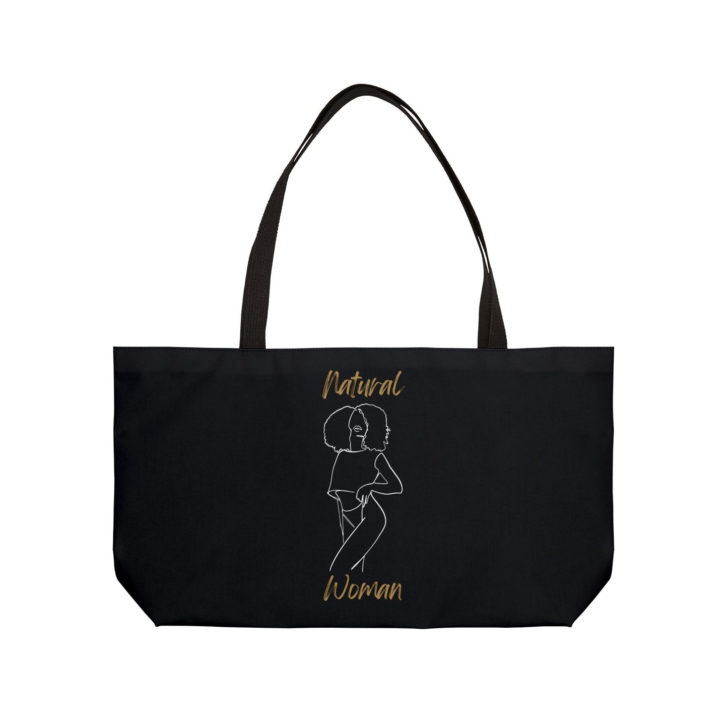 Natural Woman Pose (BL) Weekender Tote Bag BLACK