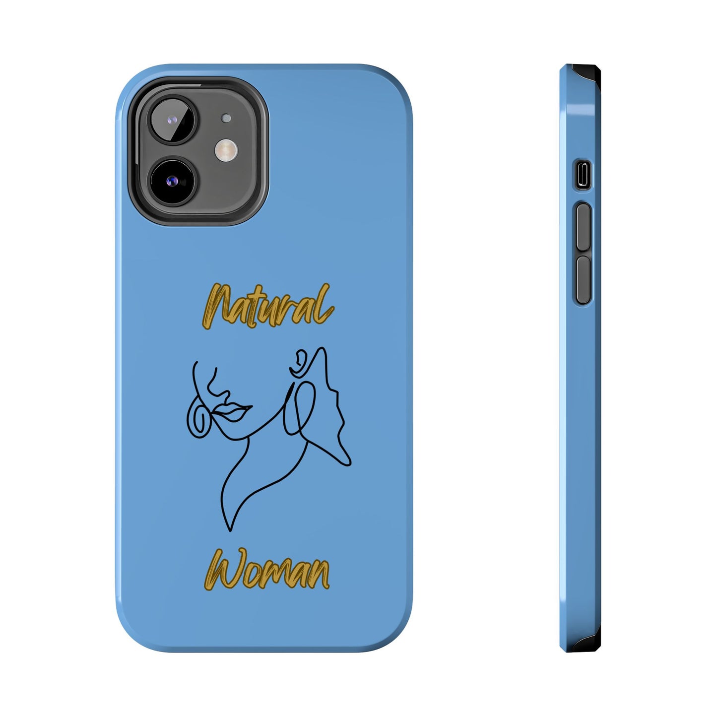 Natural Woman Lips (BL)Tough Phone Cases LIGHT BLUE