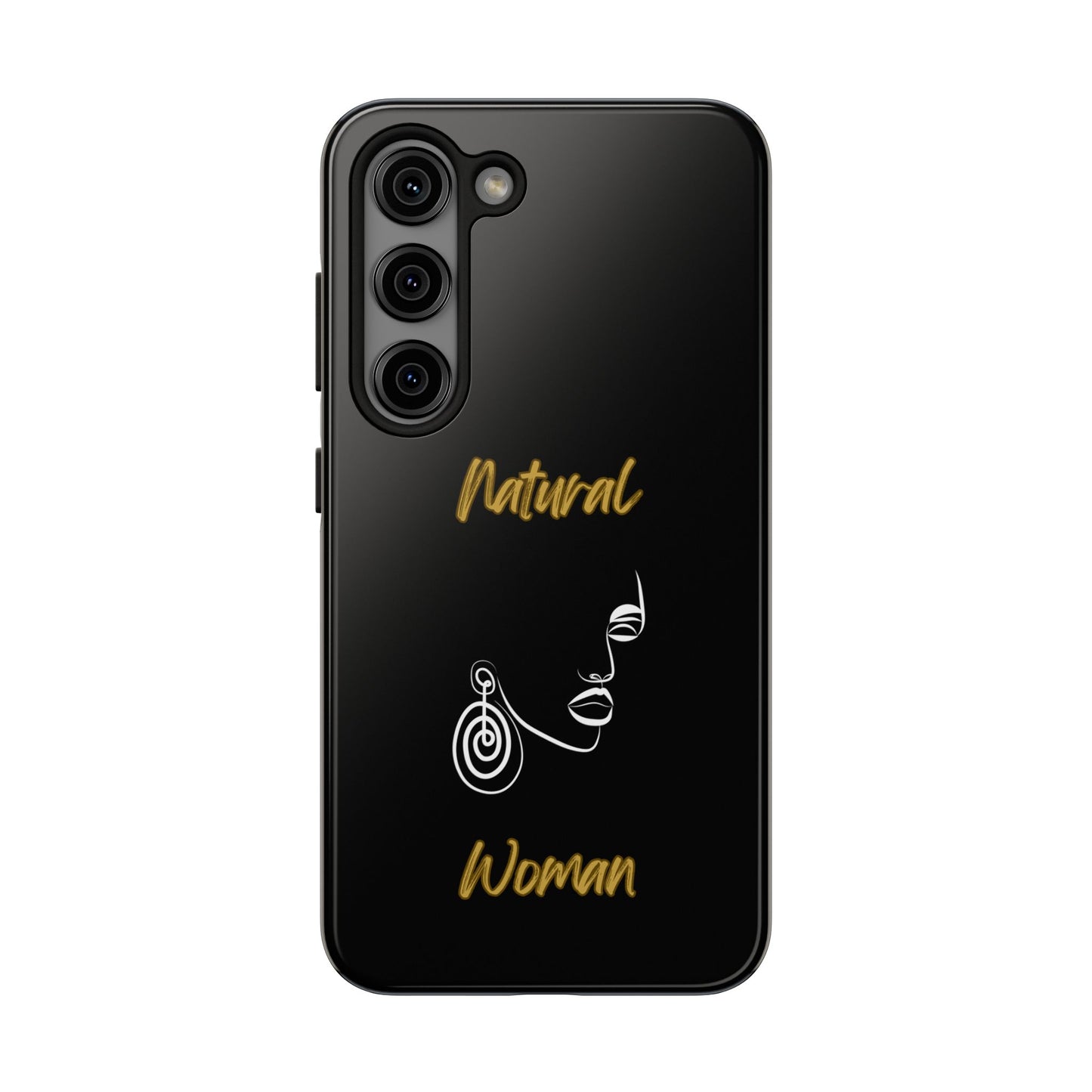 Natural Woman Music In My Soul (WL)Tough Phone Cases BLACK