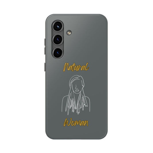 Natural Woman Content (WL)Tough Phone Cases DARK GREY