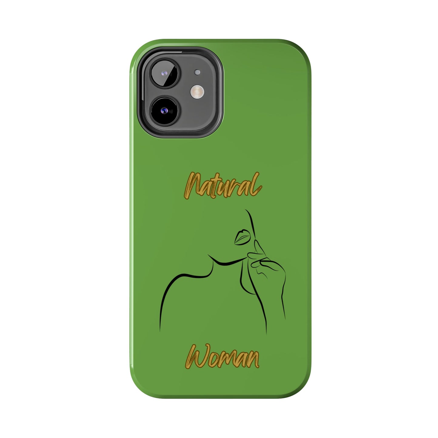 Natural Woman Chin Up (BL)Tough Phone Cases GREEN