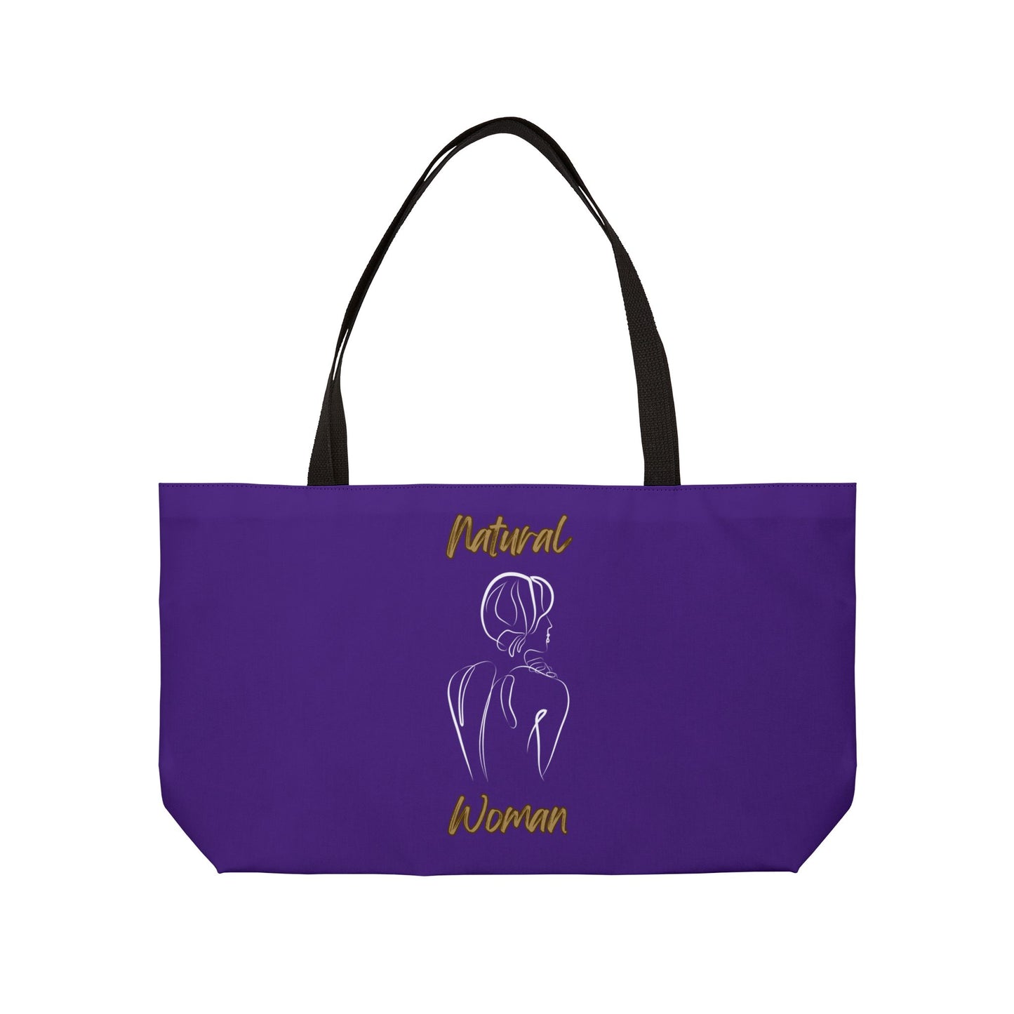 Natural Woman Back (WL) Weekender Tote Bag PURPLE