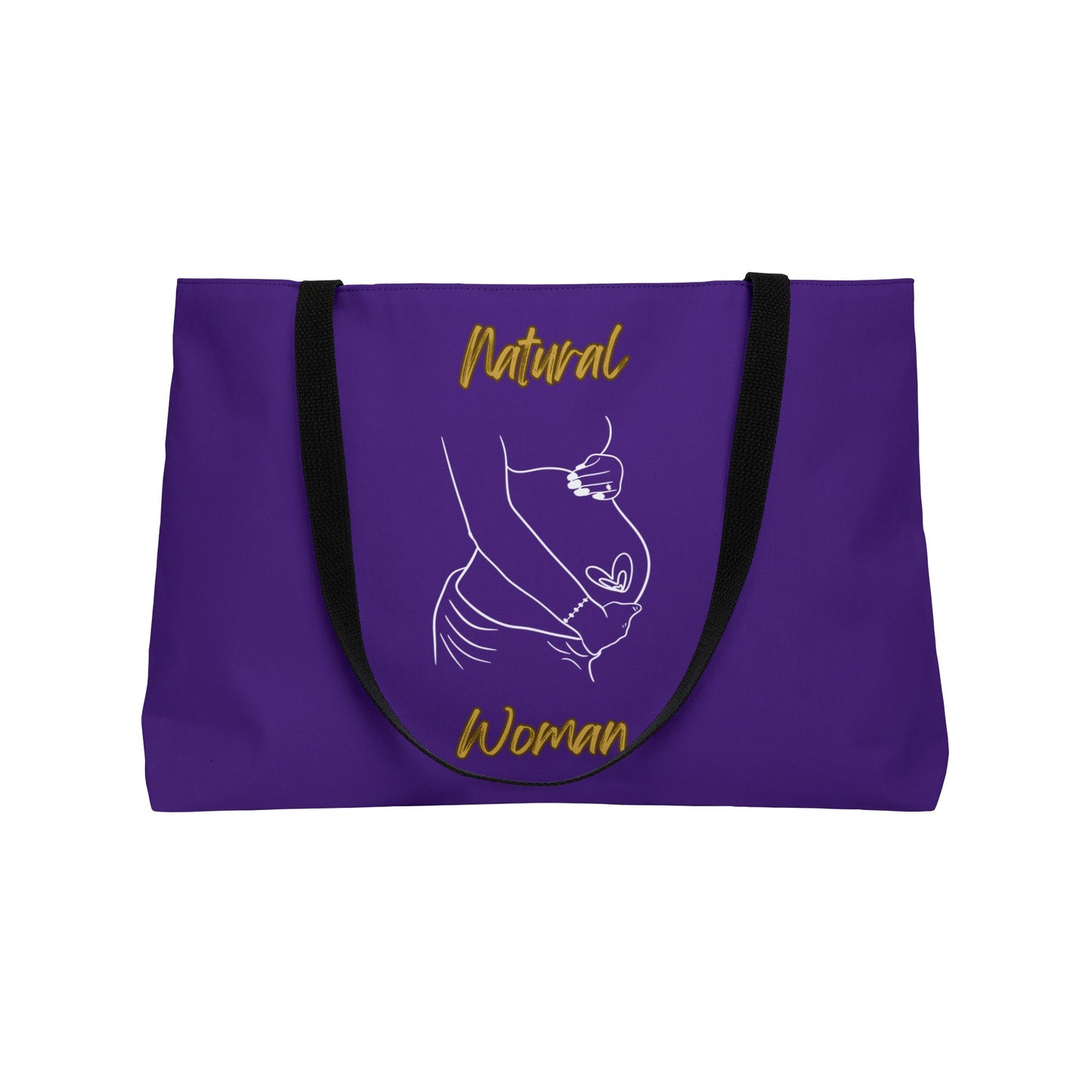 Natural Woman Loved In & Out (WL) Weekender Tote Bag PURPLE