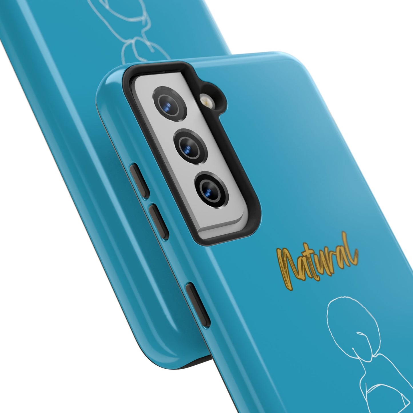 Natural Woman Sho Nuff (WL)Tough Phone Cases TURQUOISE
