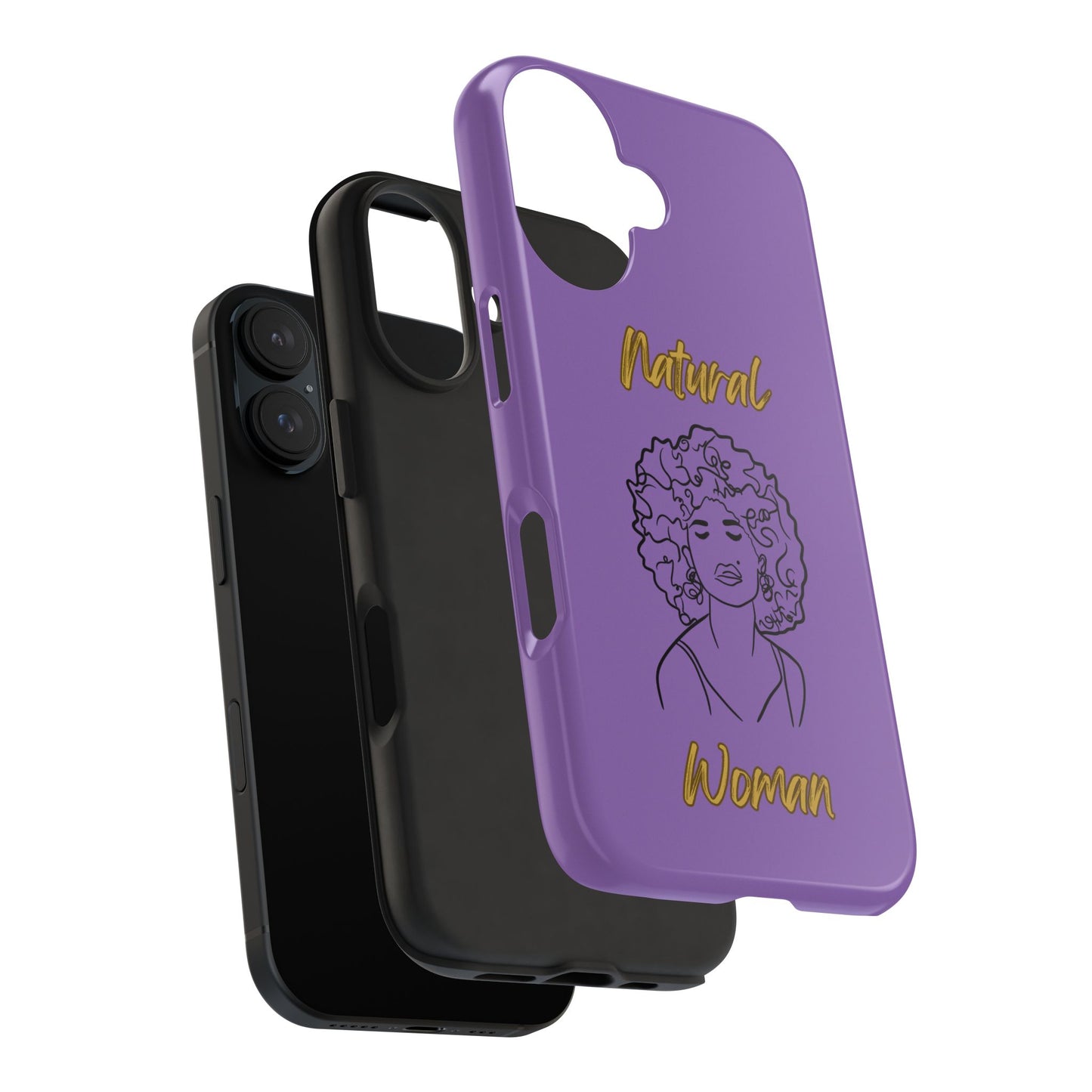 Natural Woman All About Me (BL)Tough Phone Cases LIGHT PURPLE