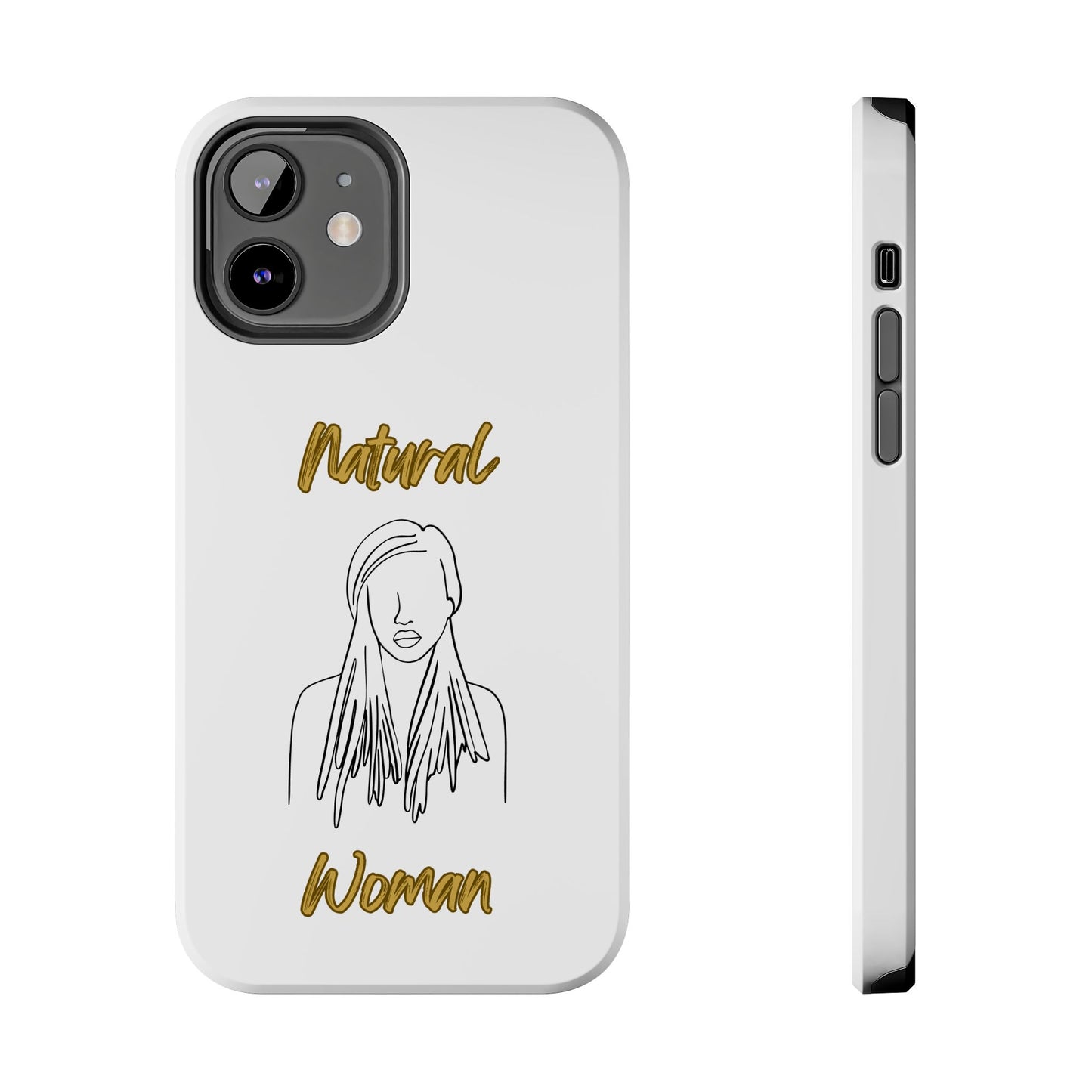 Natural Woman Content (BL)Tough Phone Cases WHITE