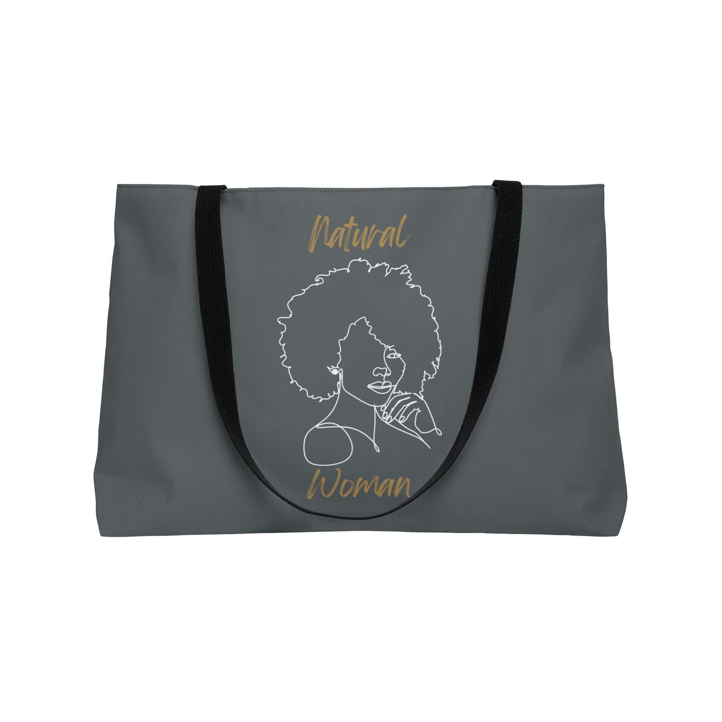 Natural Woman The Look (WL) Weekender Tote Bag DARK GREY