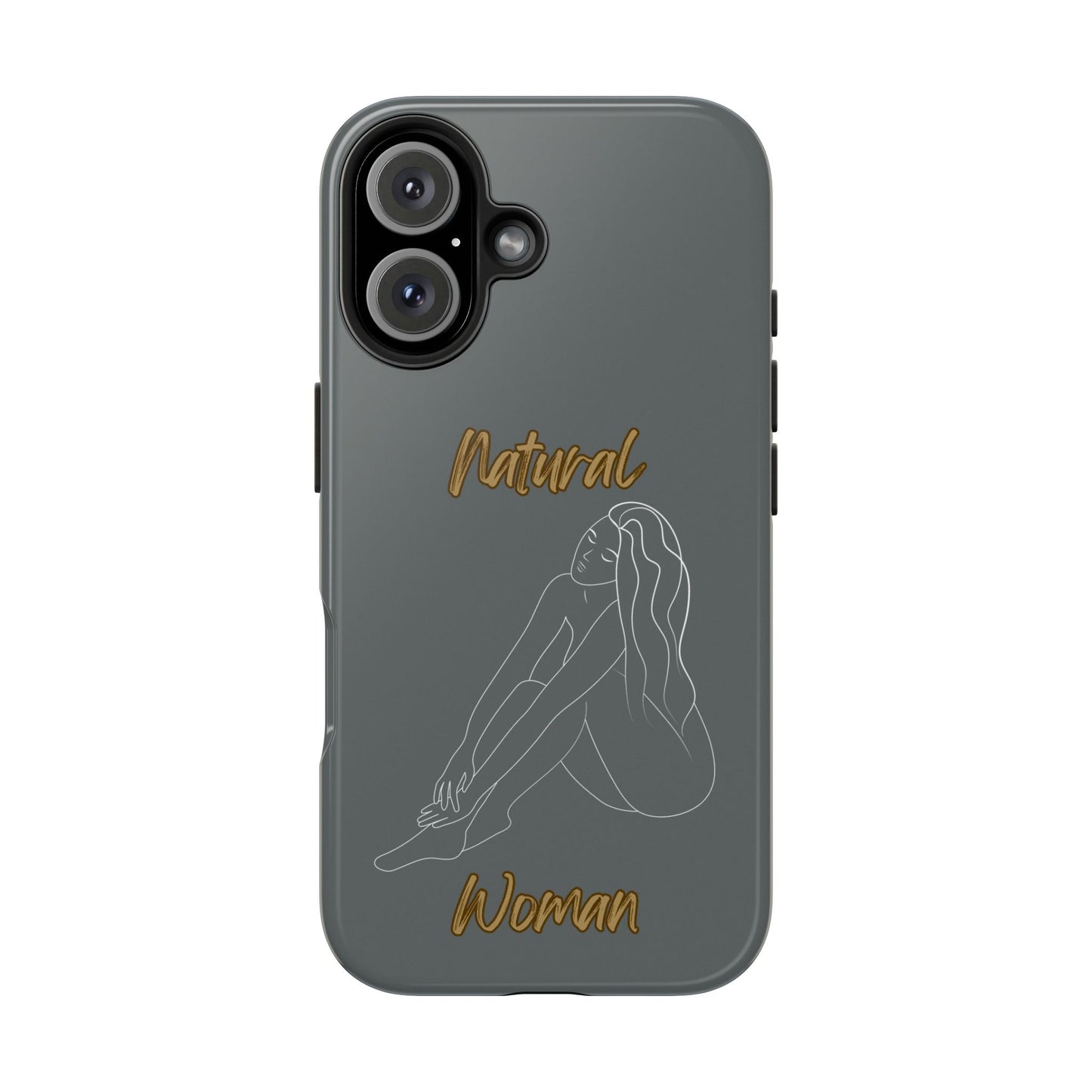 Natural Woman Beauty (WL) Tough Phone Cases DARK GREY