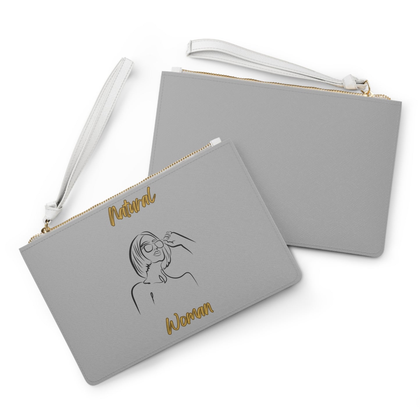 Natural Woman Bright Future (BL) Clutch Bag LIGHT GREY