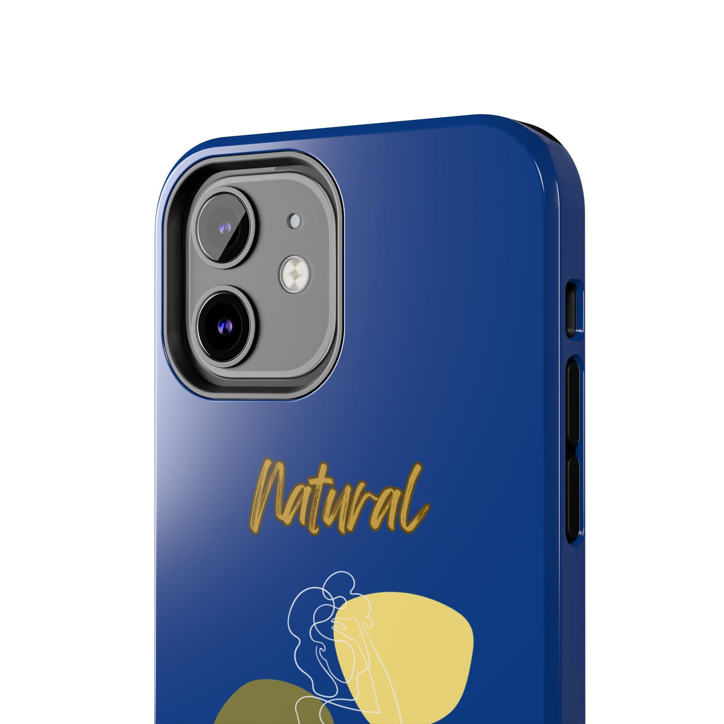 Natural Woman Colorful Pose (WL)Tough Phone Cases DARK BLUE