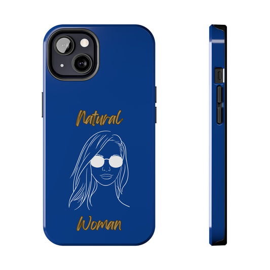 Natural Woman Shades (WL)Tough Phone Cases DARK BLUE