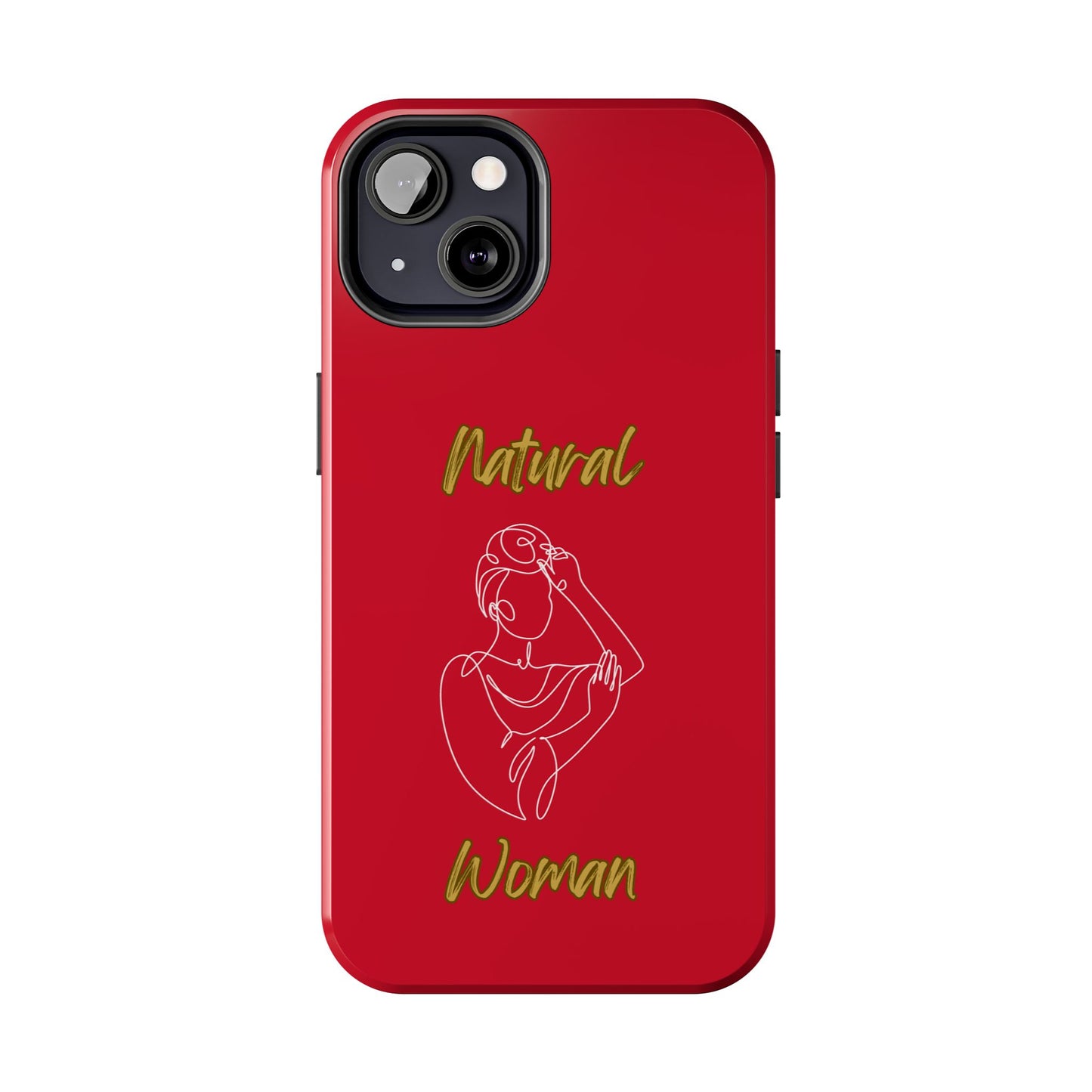 Natural Woman Style (WL)Tough Phone Cases DARK RED