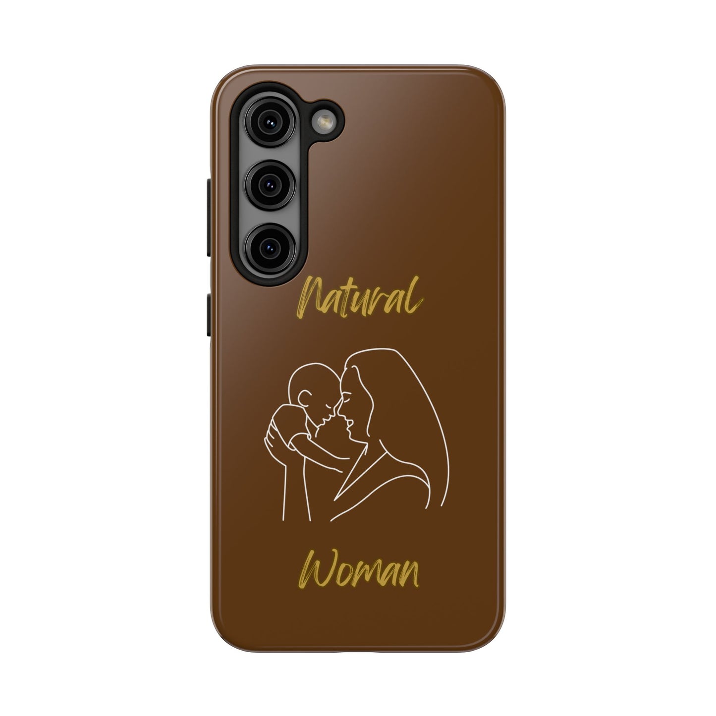 Natural Woman Joy (WL) Tough Phone Cases BROWN