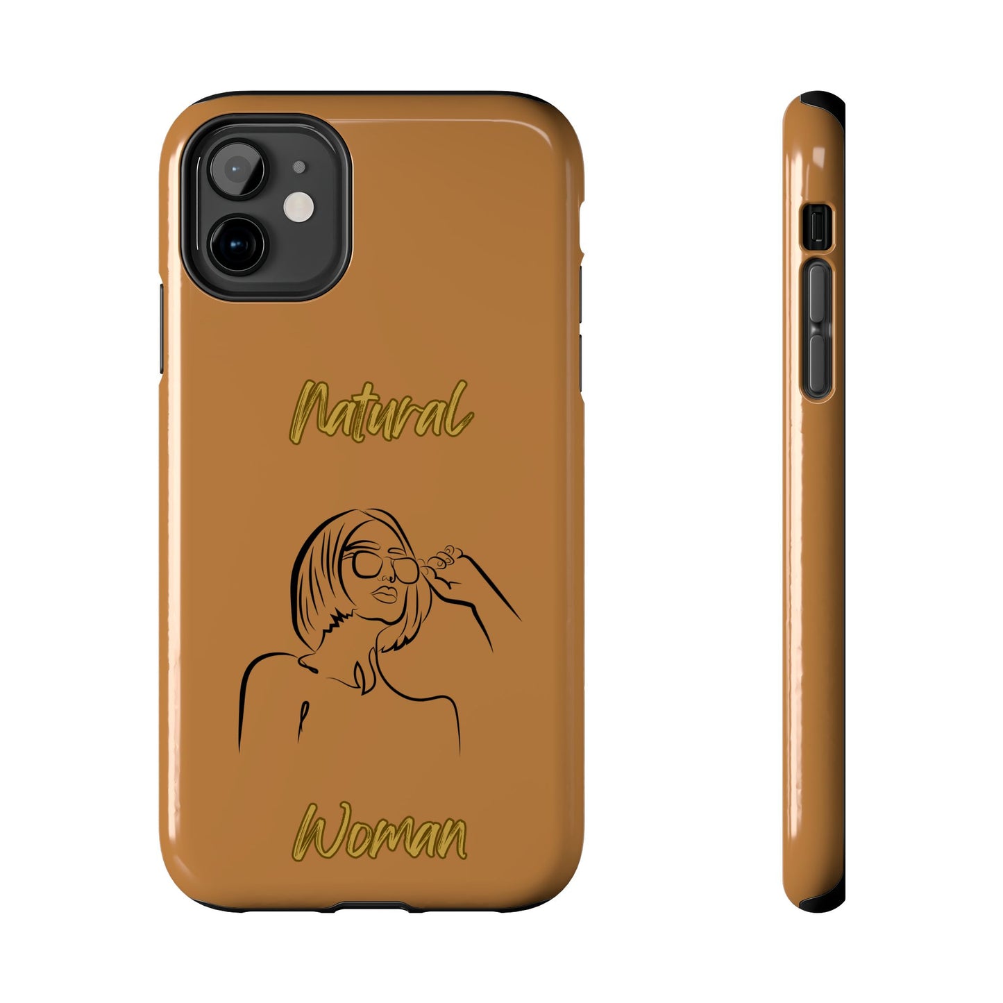 Natural Woman Bright Future (BL)Tough Phone Cases LIGHT BROWN