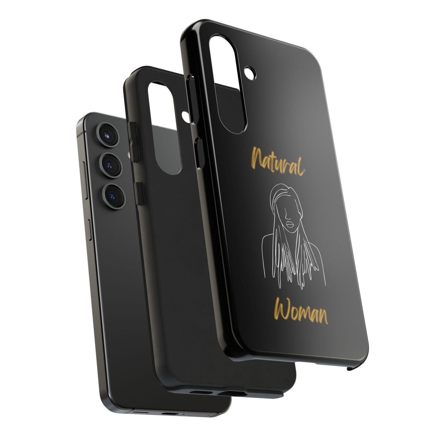 Natural Woman Content (WL)Tough Phone Cases BLACK