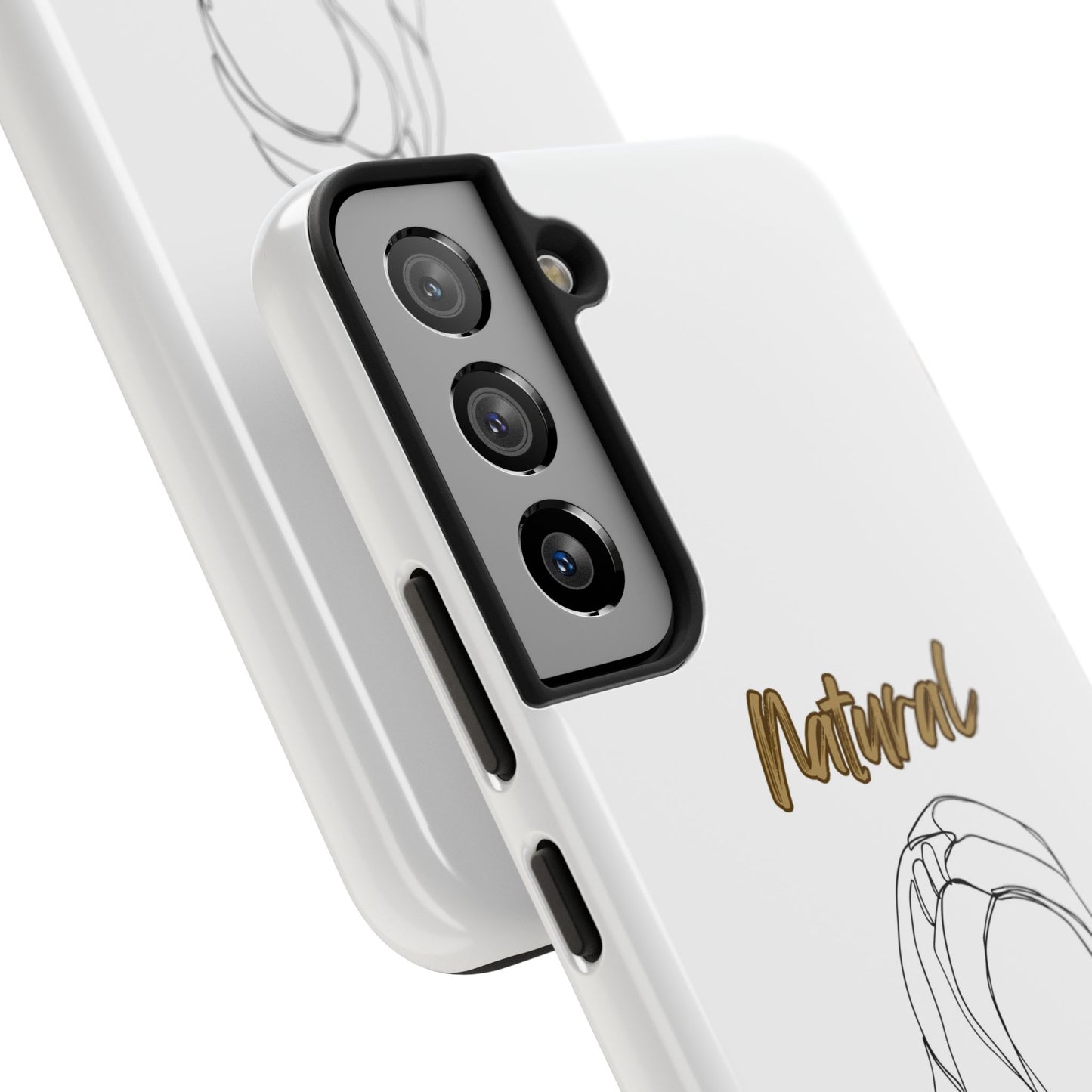 Natural Woman Towel Wrapped (BL)Tough Phone Cases WHITE
