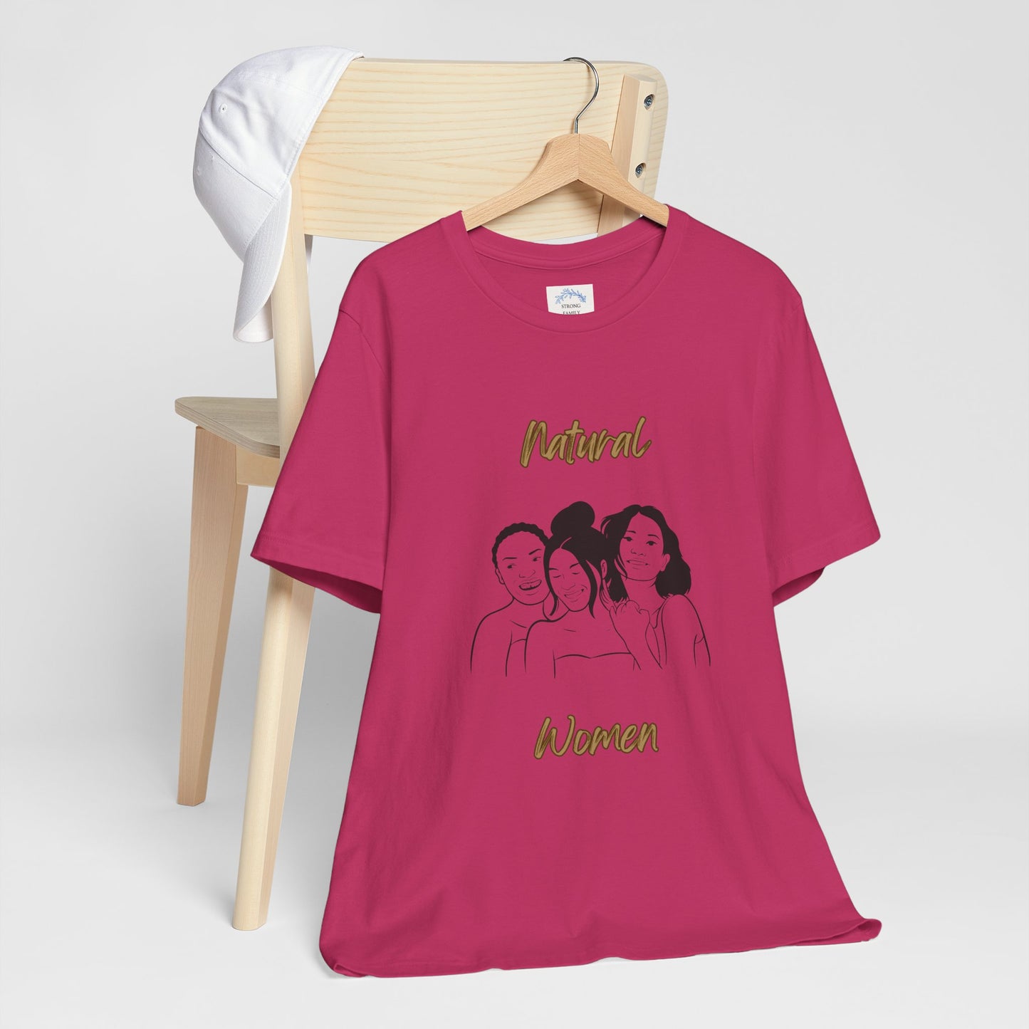 Natural Woman Laughing Friends (BL) Short Sleeve T-Shirt
