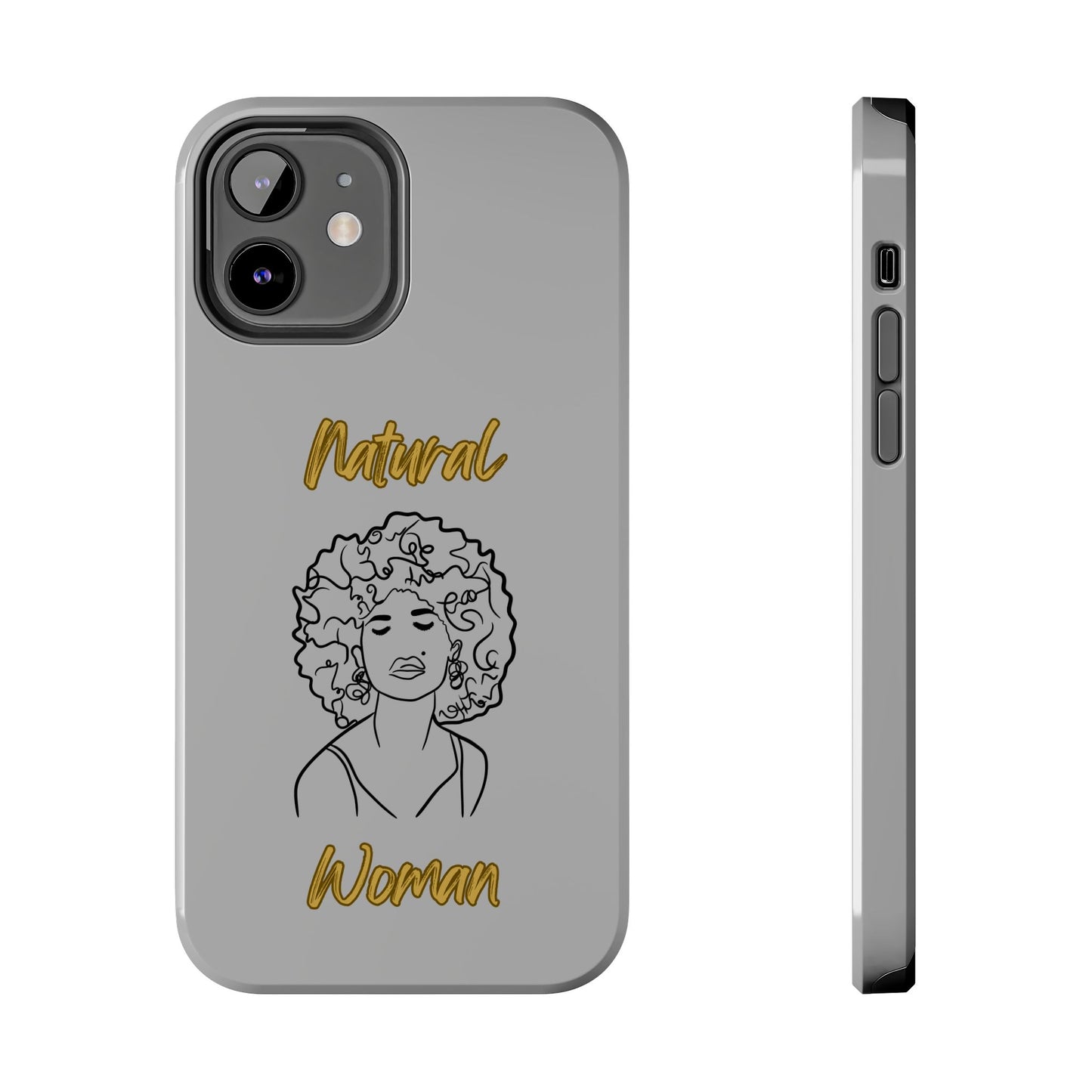 Natural Woman All About Me (BL)Tough Phone Cases LIGHT GREY
