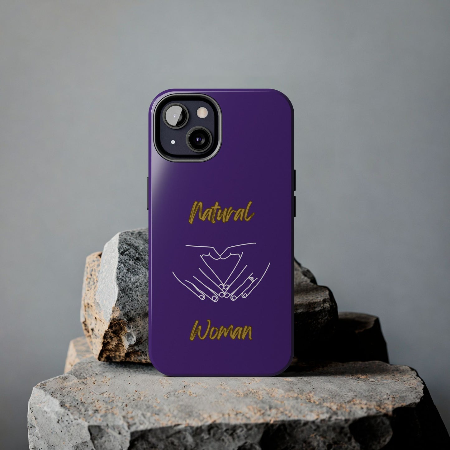 Natural Woman I Love You (WL)Tough Phone Cases PURPLE