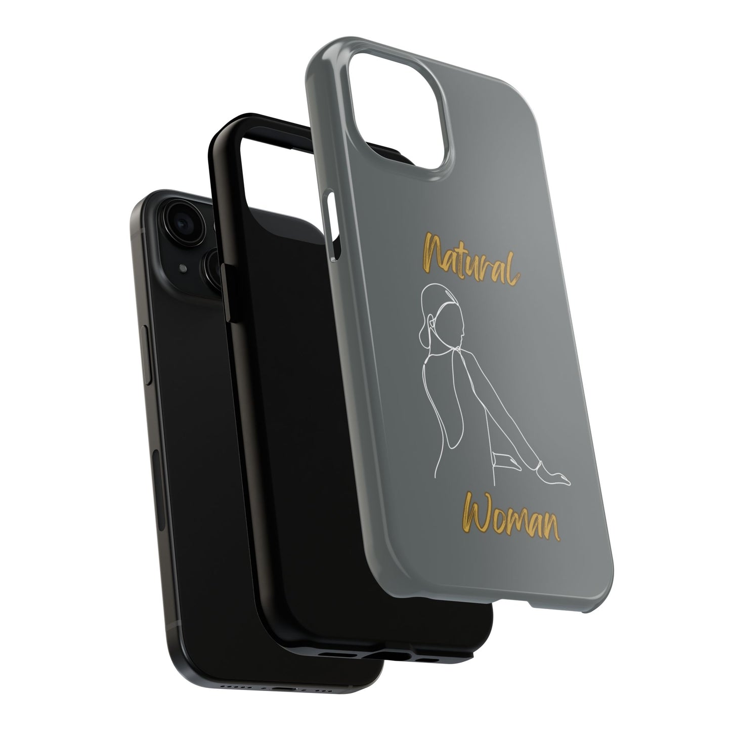 Natural Woman Hands Free (WL)Tough Phone Cases DARK GREY