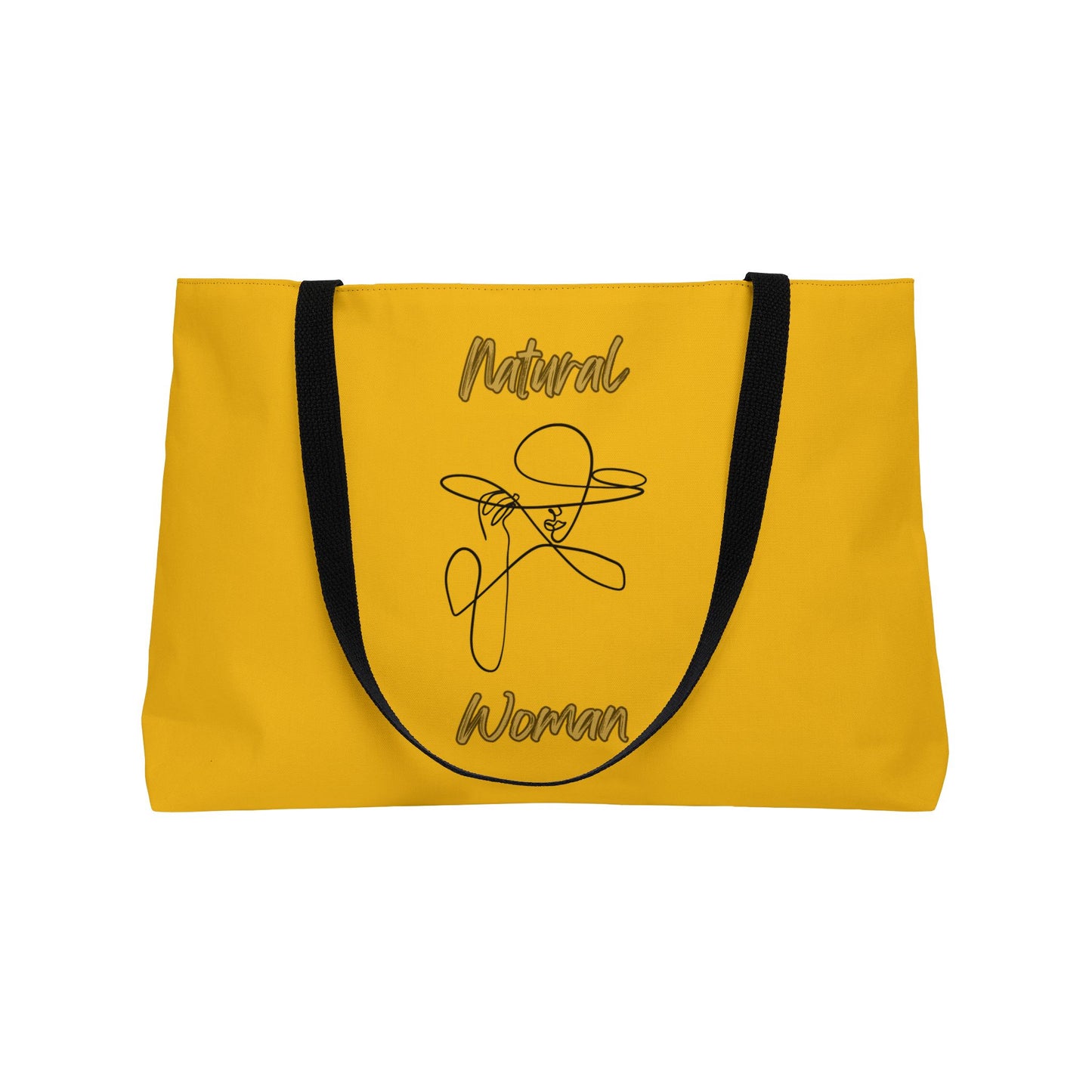 Natural Woman An Original (BL) Weekender Tote Bag YELLOW
