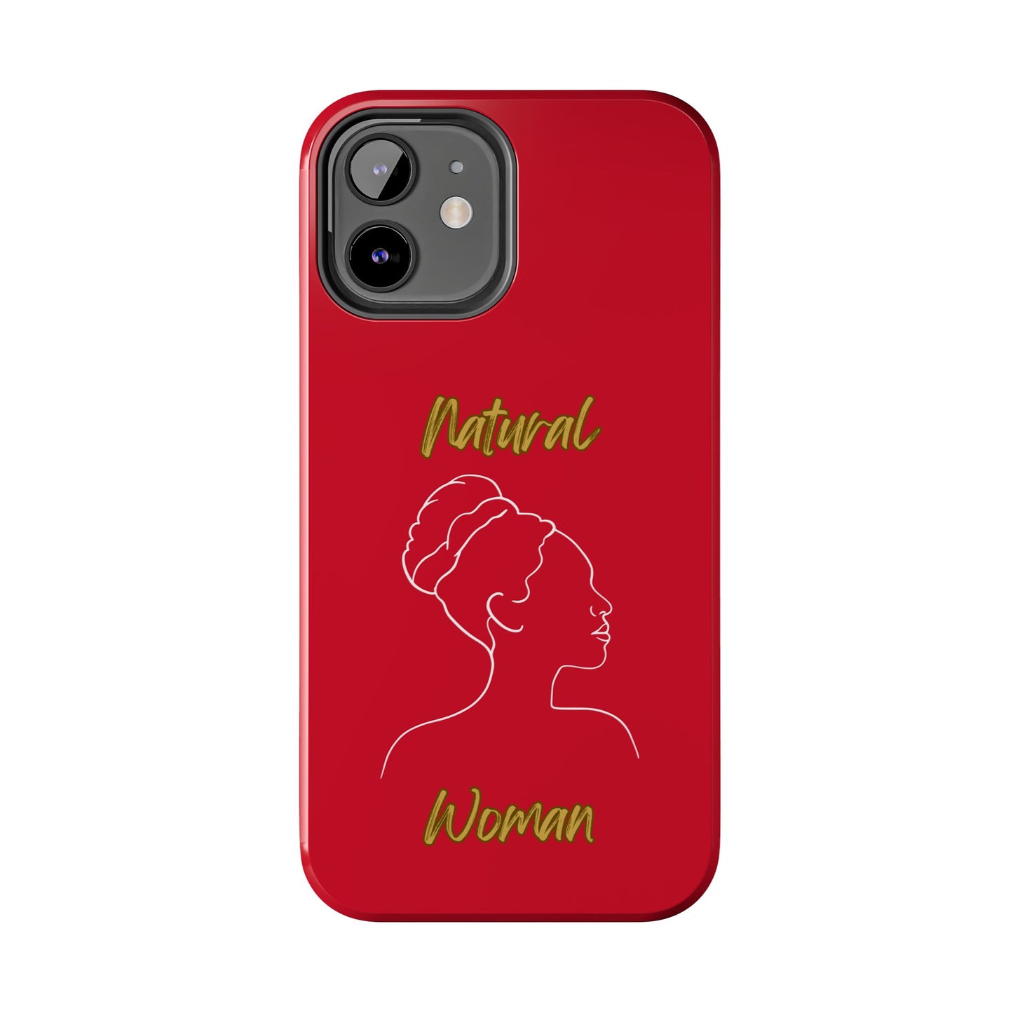 Natural Woman Mixed (WL)Tough Phone Cases DARK RED