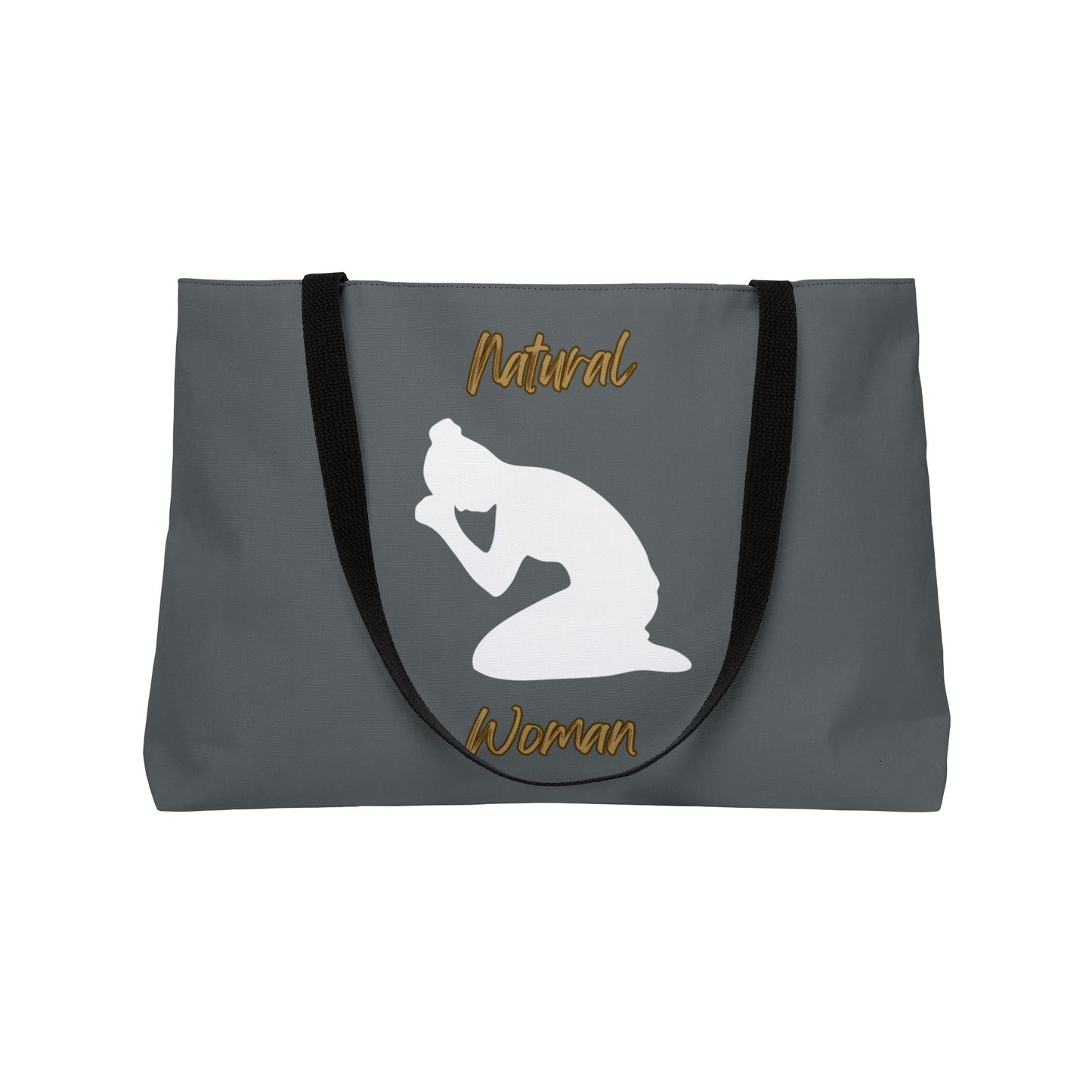 Natural Woman Pray (WL) Weekender Tote Bag DARK GREY