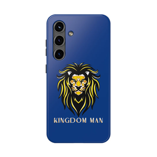 Kingdom Man (White-Gold Label) Tough Phone Case DARK BLUE