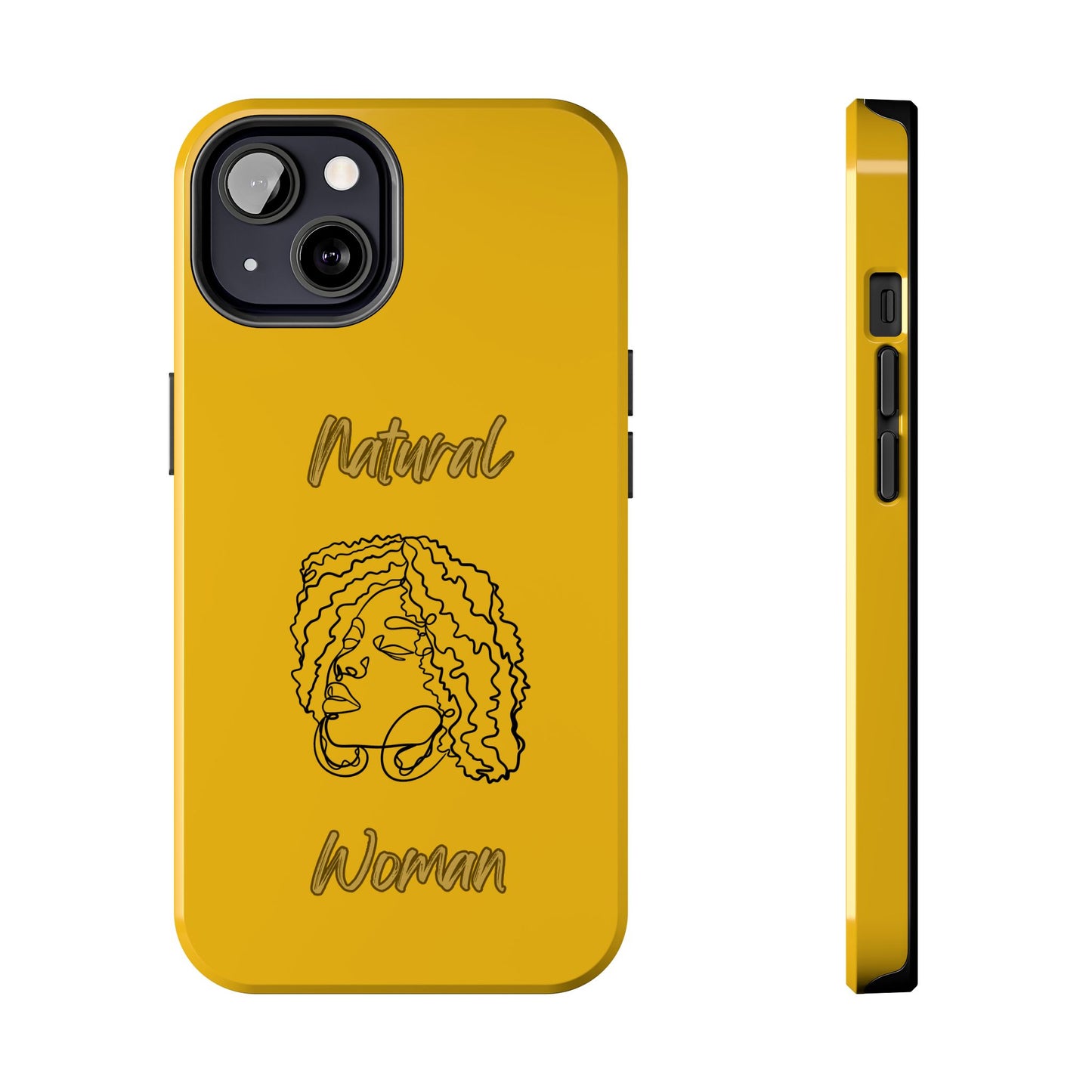 Natural Woman Naturally Me (BL)Tough Phone Cases YELLOW