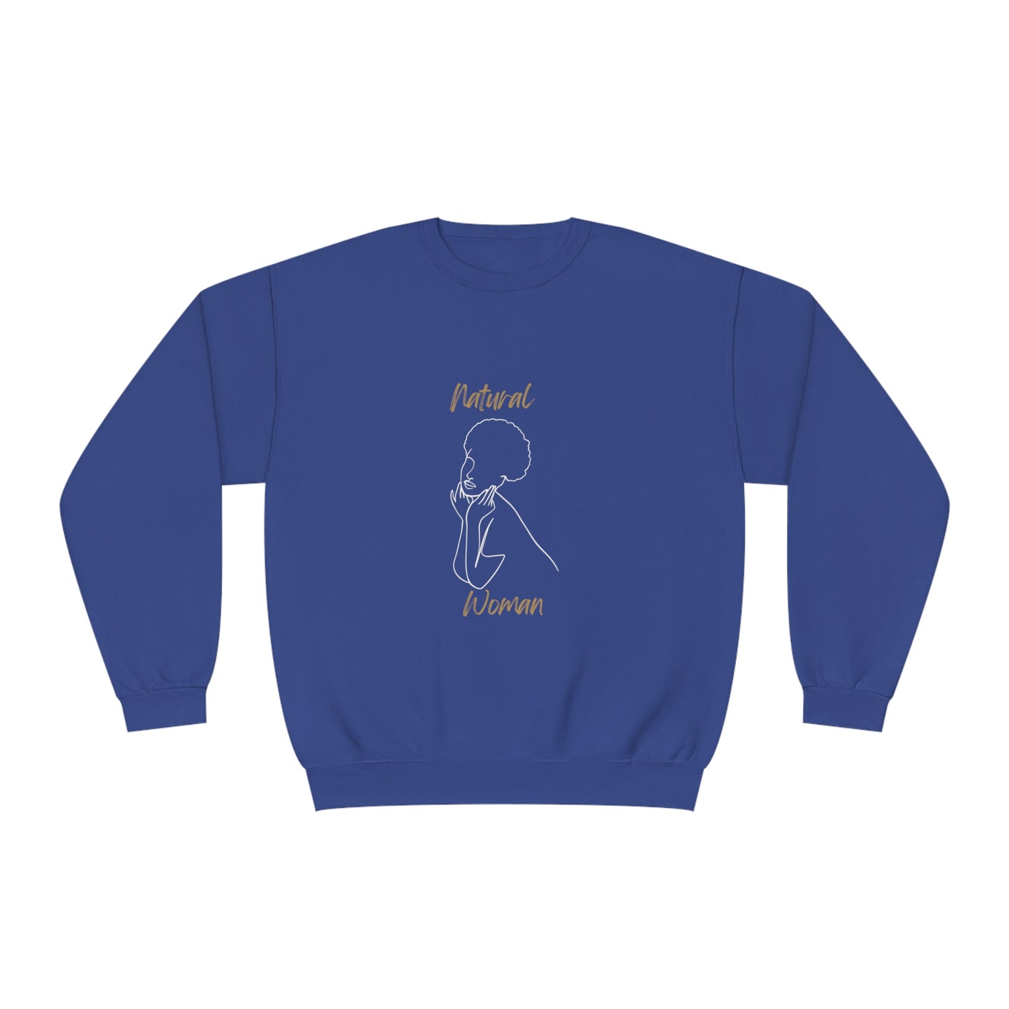 Natural Woman Cute Afro (WL) Crewneck Sweatshirt