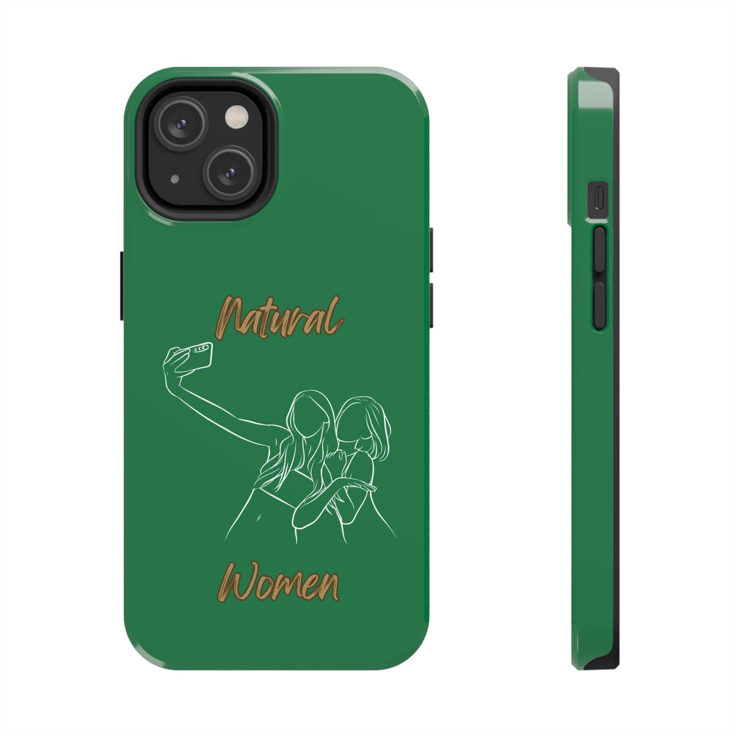 Natural Woman Friends Selfie (WL)Tough Phone Cases DARK GREEN