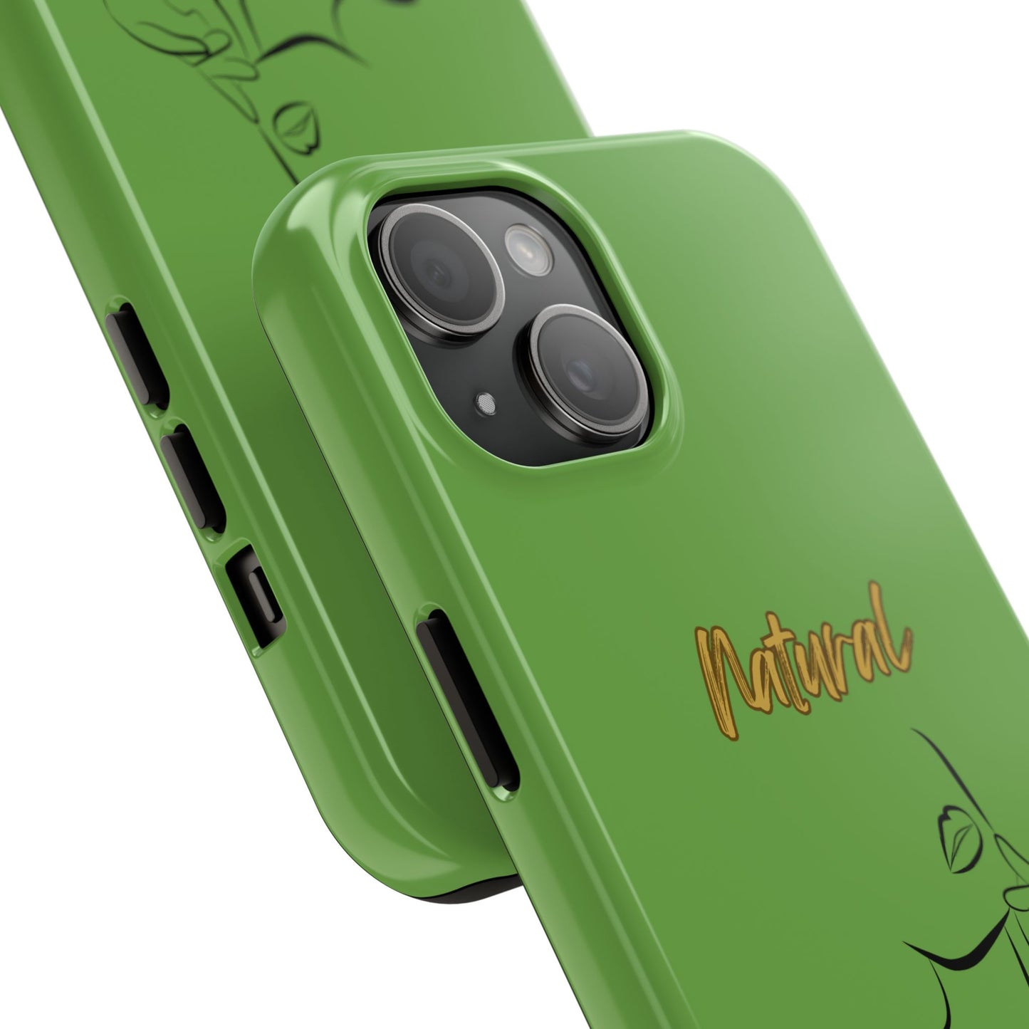 Natural Woman Chin Up (BL)Tough Phone Cases GREEN