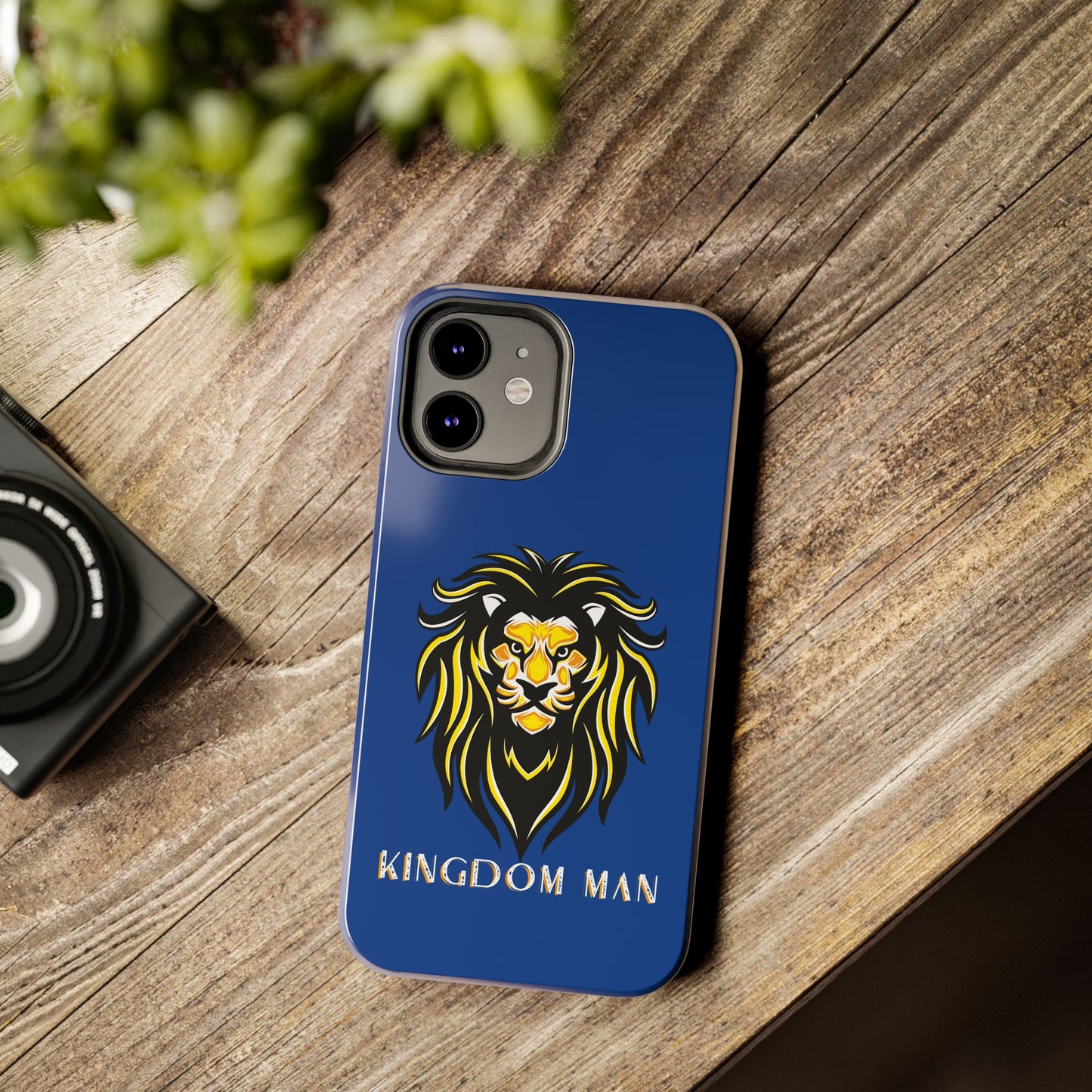 Kingdom Man (White-Gold Label) Tough Phone Case DARK BLUE