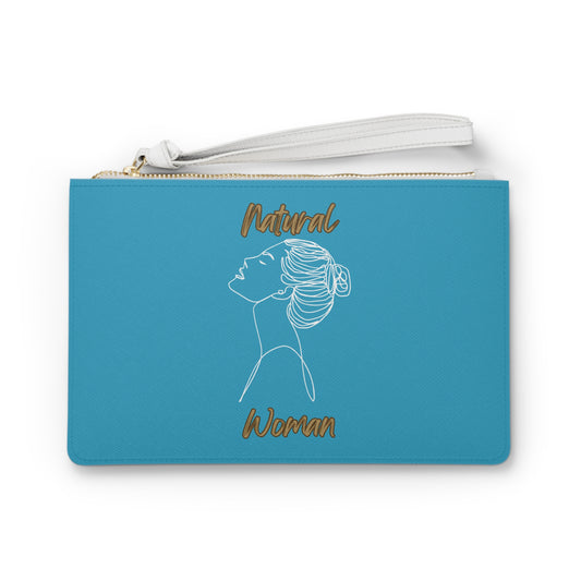Natural Woman Wet Bun (WL) Clutch Bag TURQUOISE