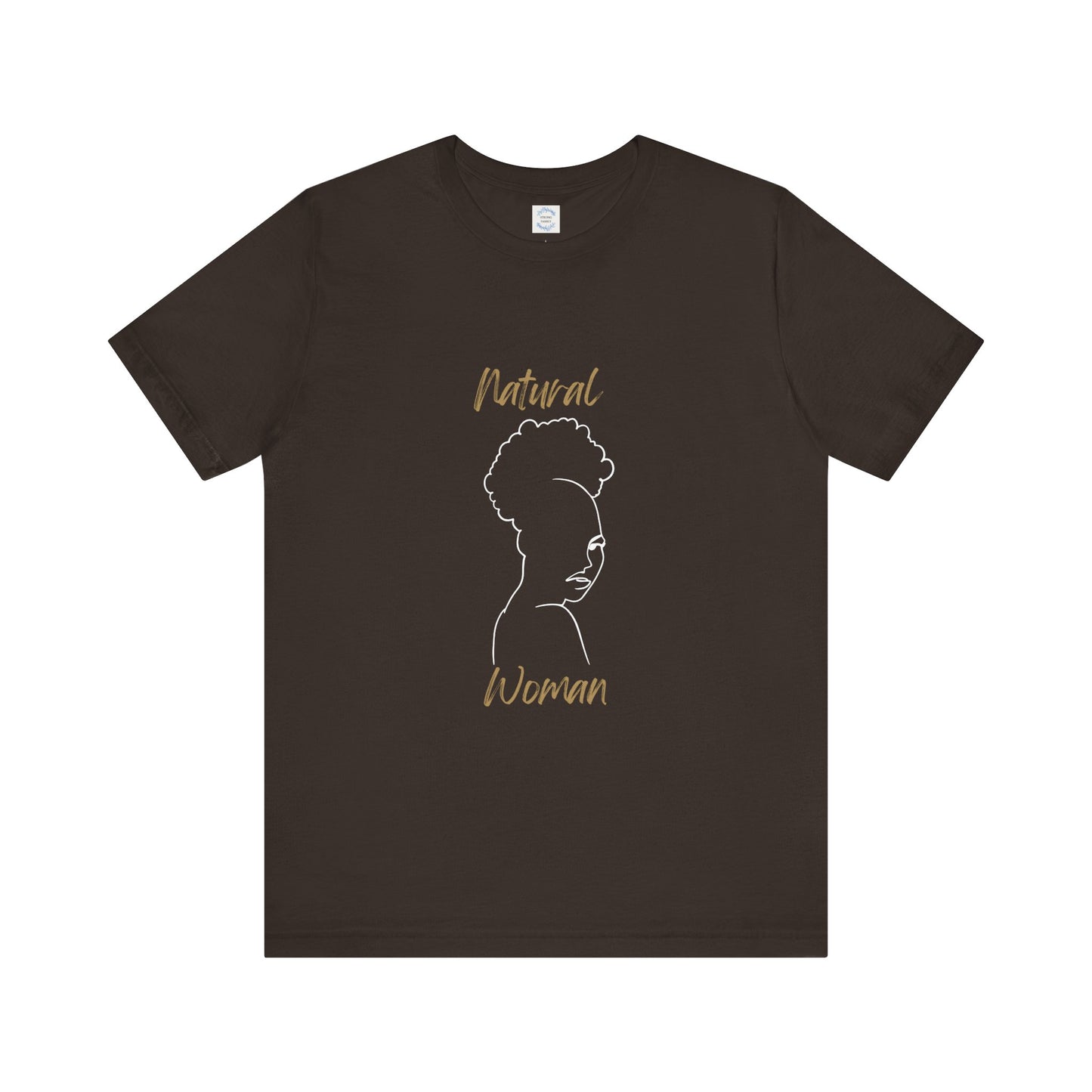 Natural Woman Twist Afro (WL) Short Sleeve T-Shirt