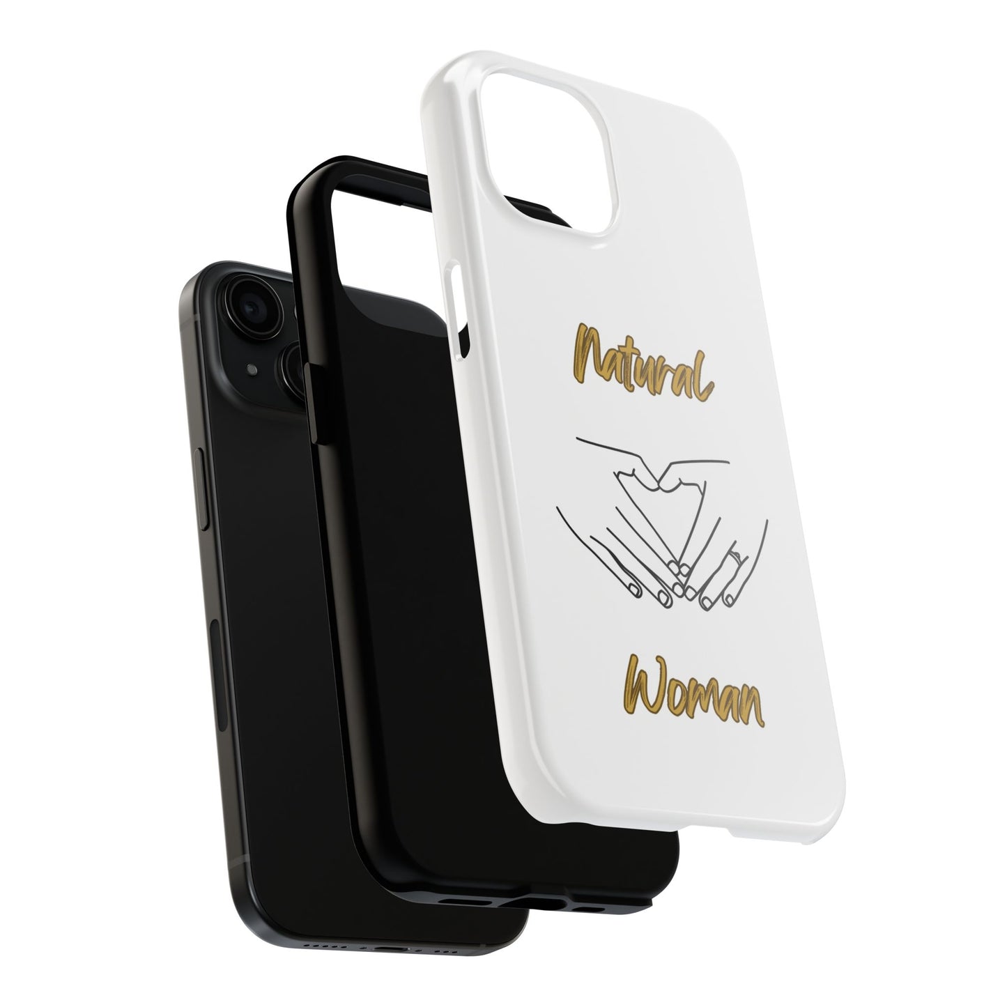Natural Woman I Love You (BL)Tough Phone Cases WHITE