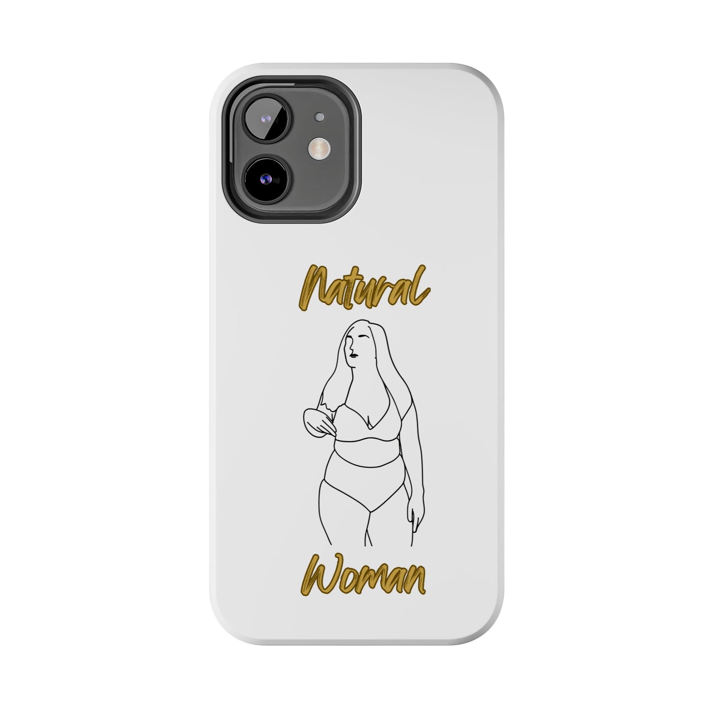 Natural Woman Full Beauty (BL)Tough Phone Cases WHITE