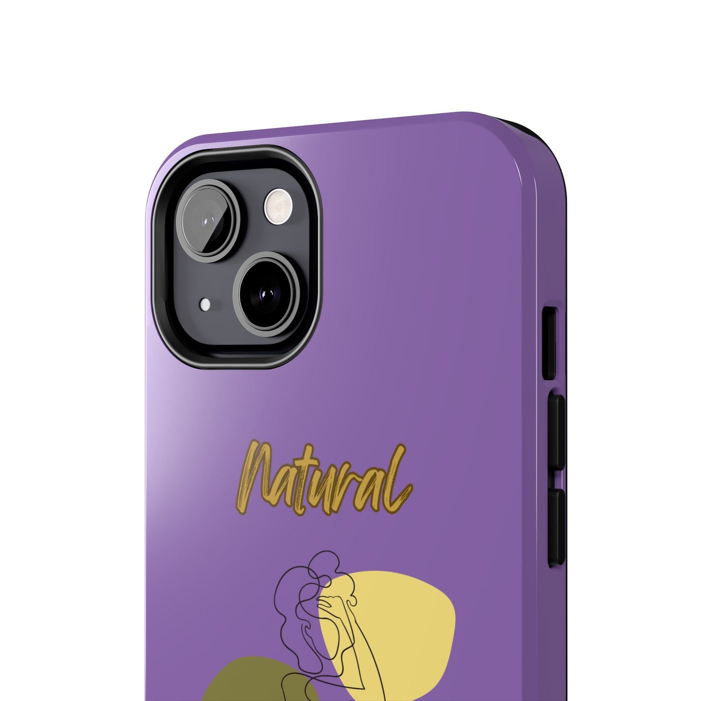 Natural Woman Colorful Pose (BL)Tough Phone Cases LIGHT PURPLE