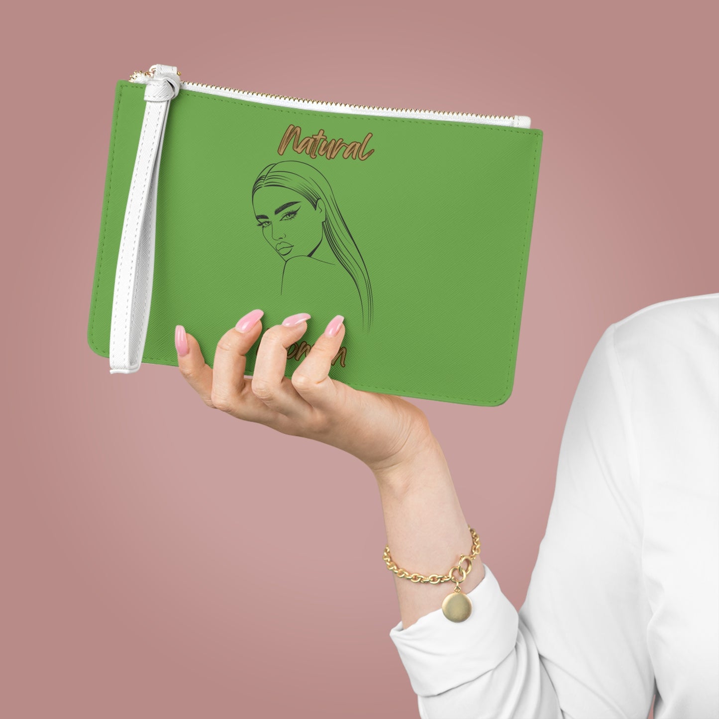 Natural Woman The Stare (BL) Clutch Bag GREEN