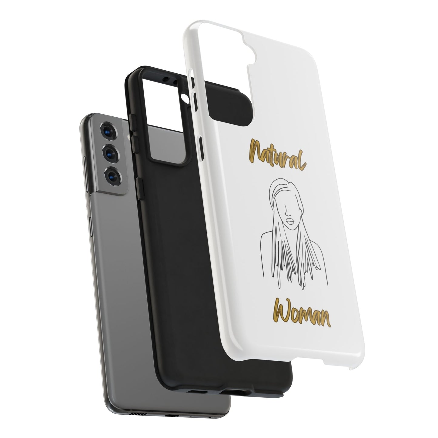 Natural Woman Content (BL)Tough Phone Cases WHITE
