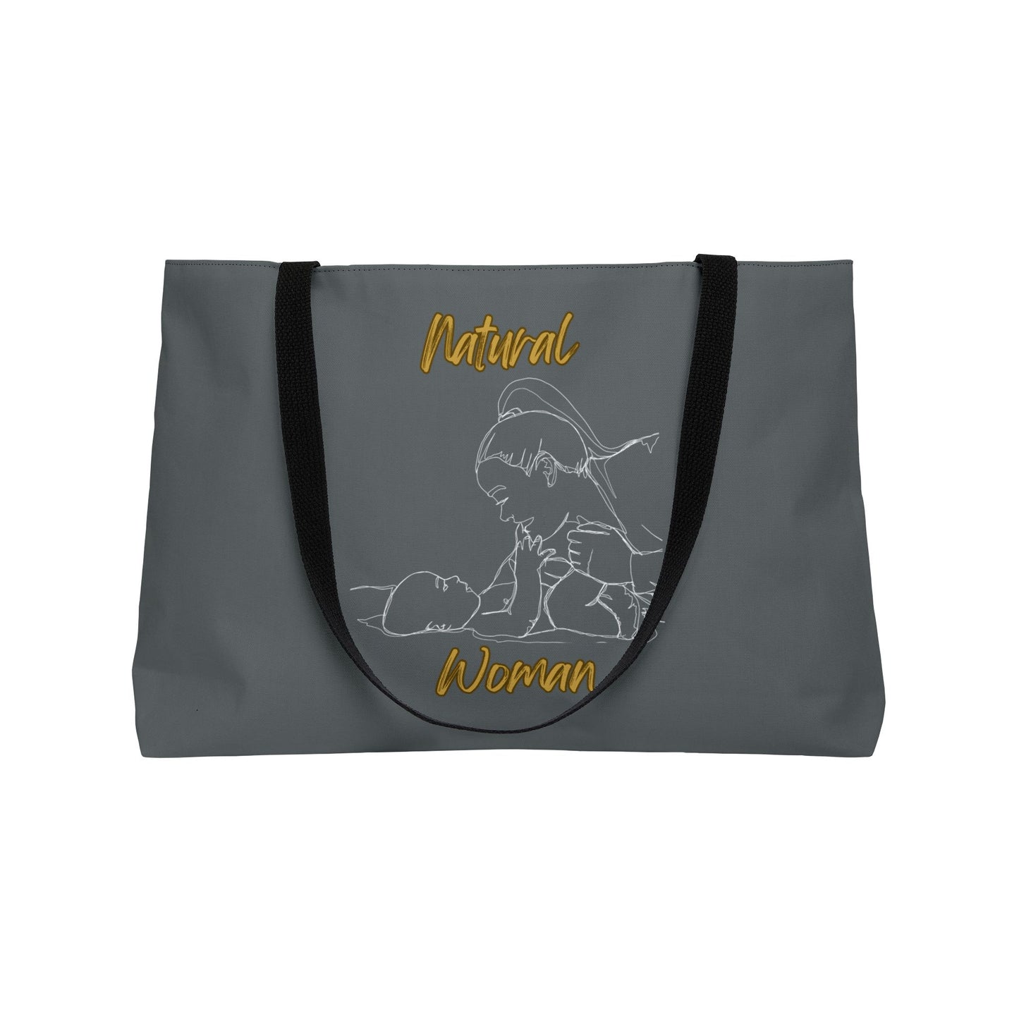 Natural Woman New Life (WL) Weekender Tote Bag DARK GREY