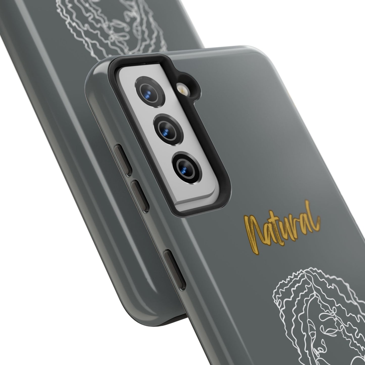 Natural Woman Naturally Me (WL)Tough Phone Cases DARK GREY