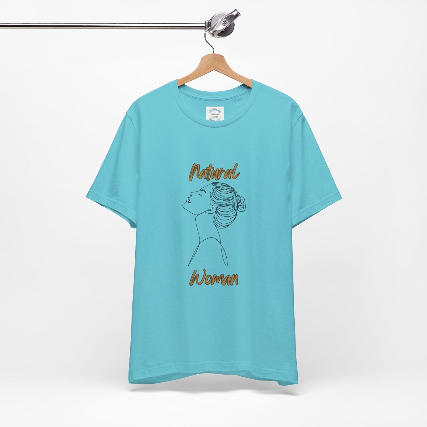 Natural Woman Wet Bun (BL) Short Sleeve T-Shirt