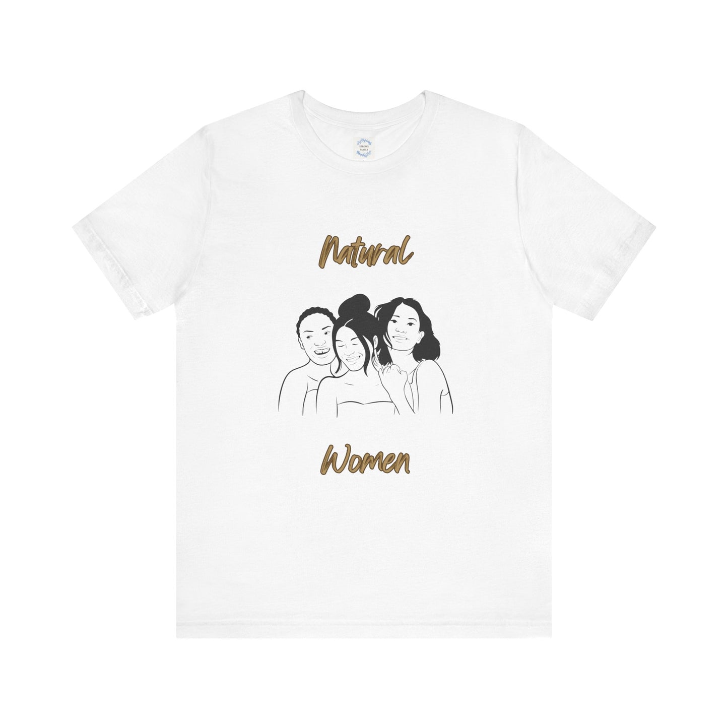 Natural Woman Laughing Friends (BL) Short Sleeve T-Shirt