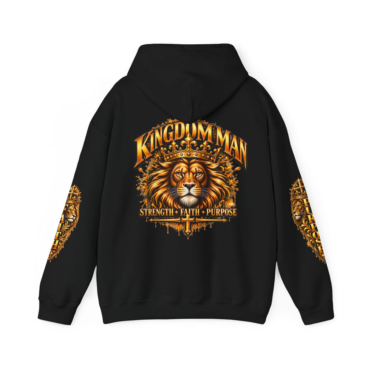 KINGDOM MAN™ Crowned Lion Hoodie