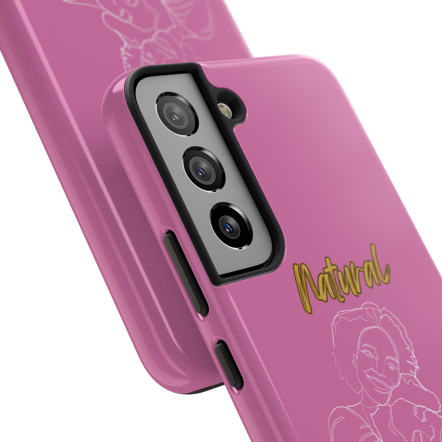 Natural Woman Loving Embrace (WL)Tough Phone Cases LIGHT PINK
